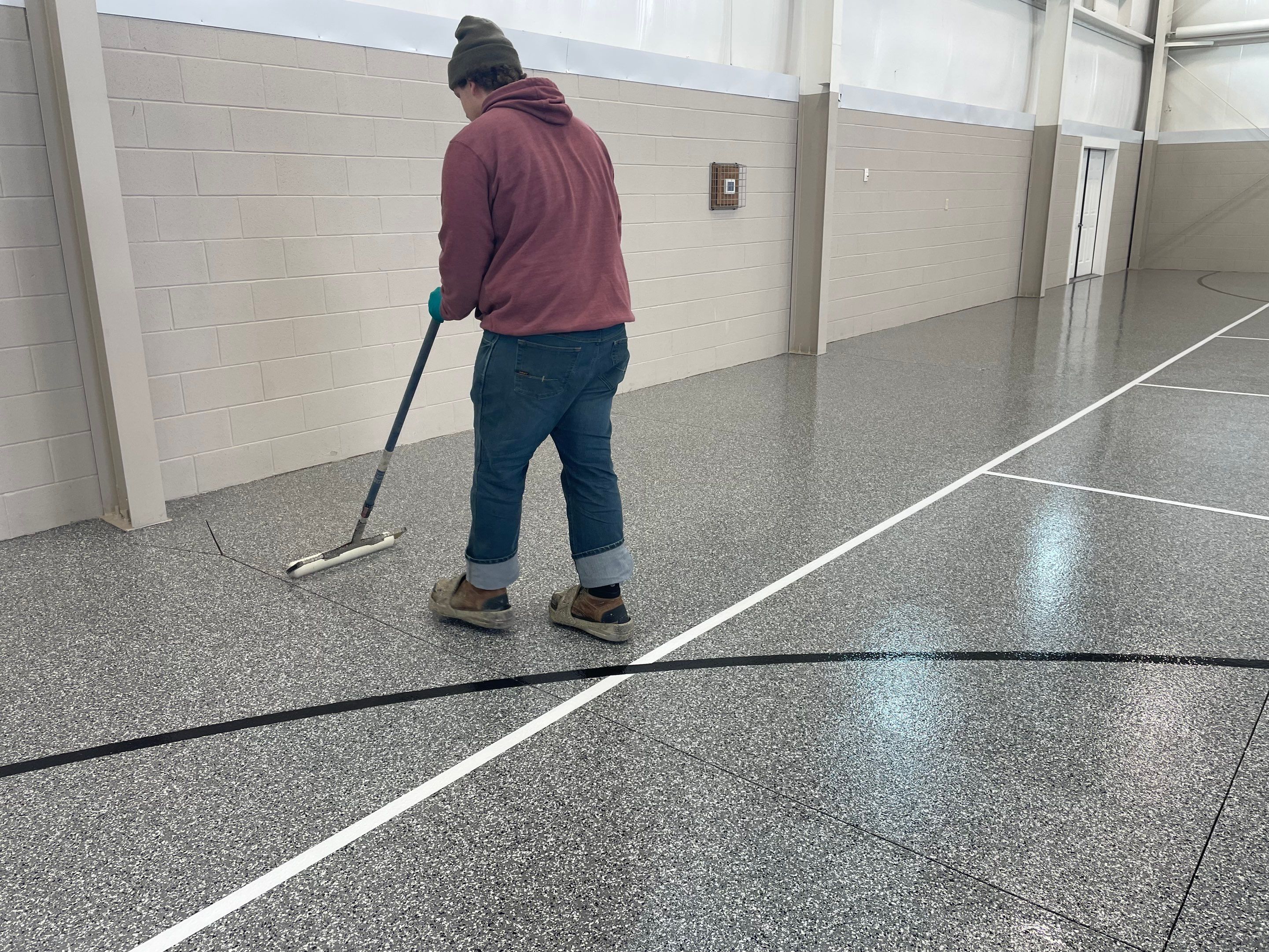 Commerical  using Smoke  by Fantastic Floors by Miller Custom Exteriors 