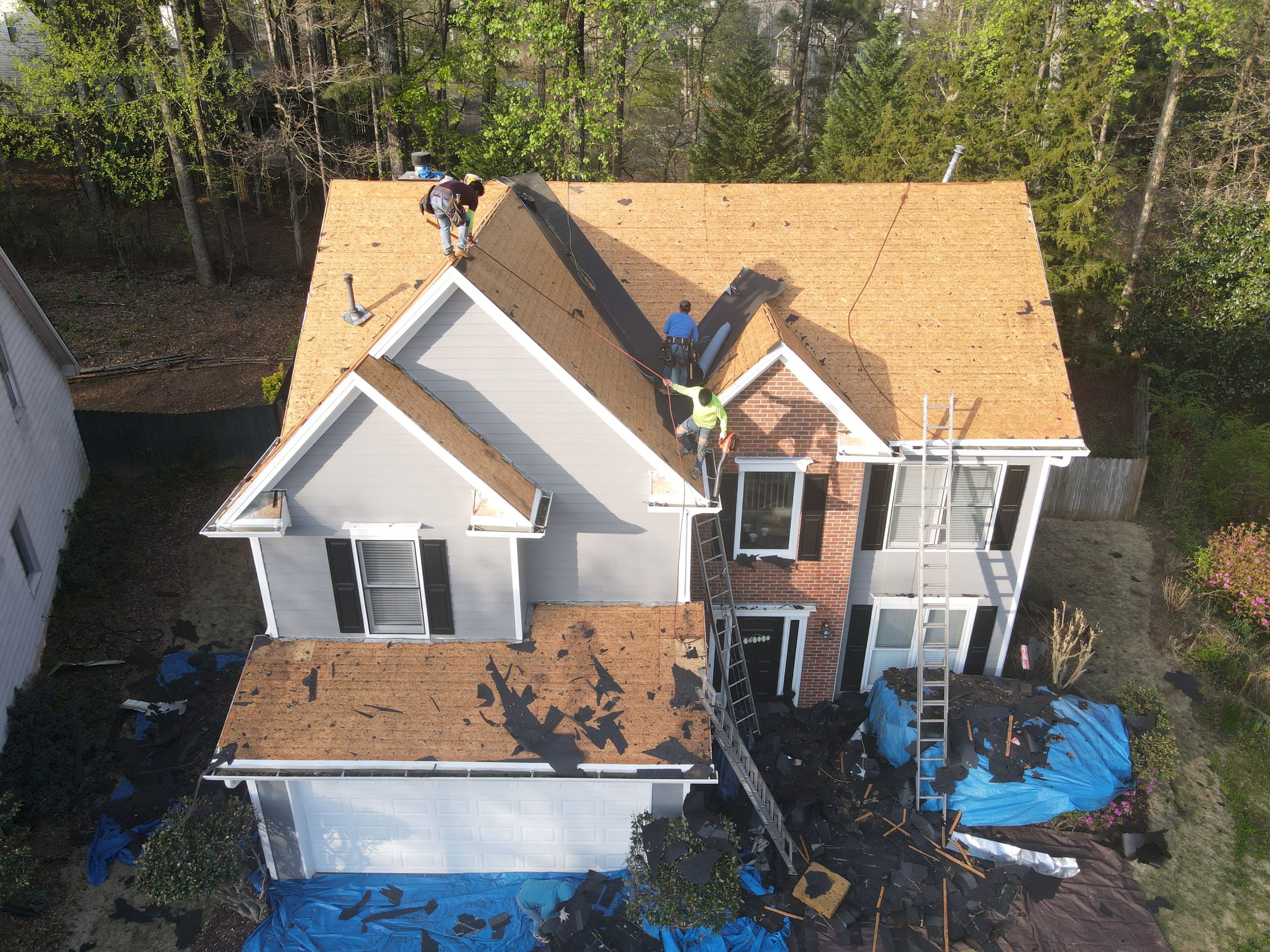 Residential Roofing Installation using GAF by Inspector Roofing and Restoration