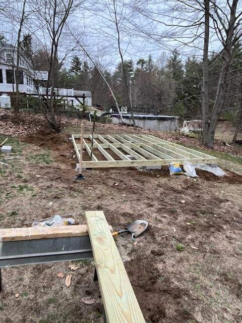 Platform deck construction and gazebo assembly by Freedom Handyman Services