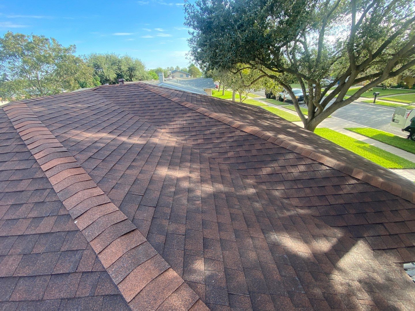 Residential Roofing Installation using GAF Natural Shadow by Lighthouse Roofing