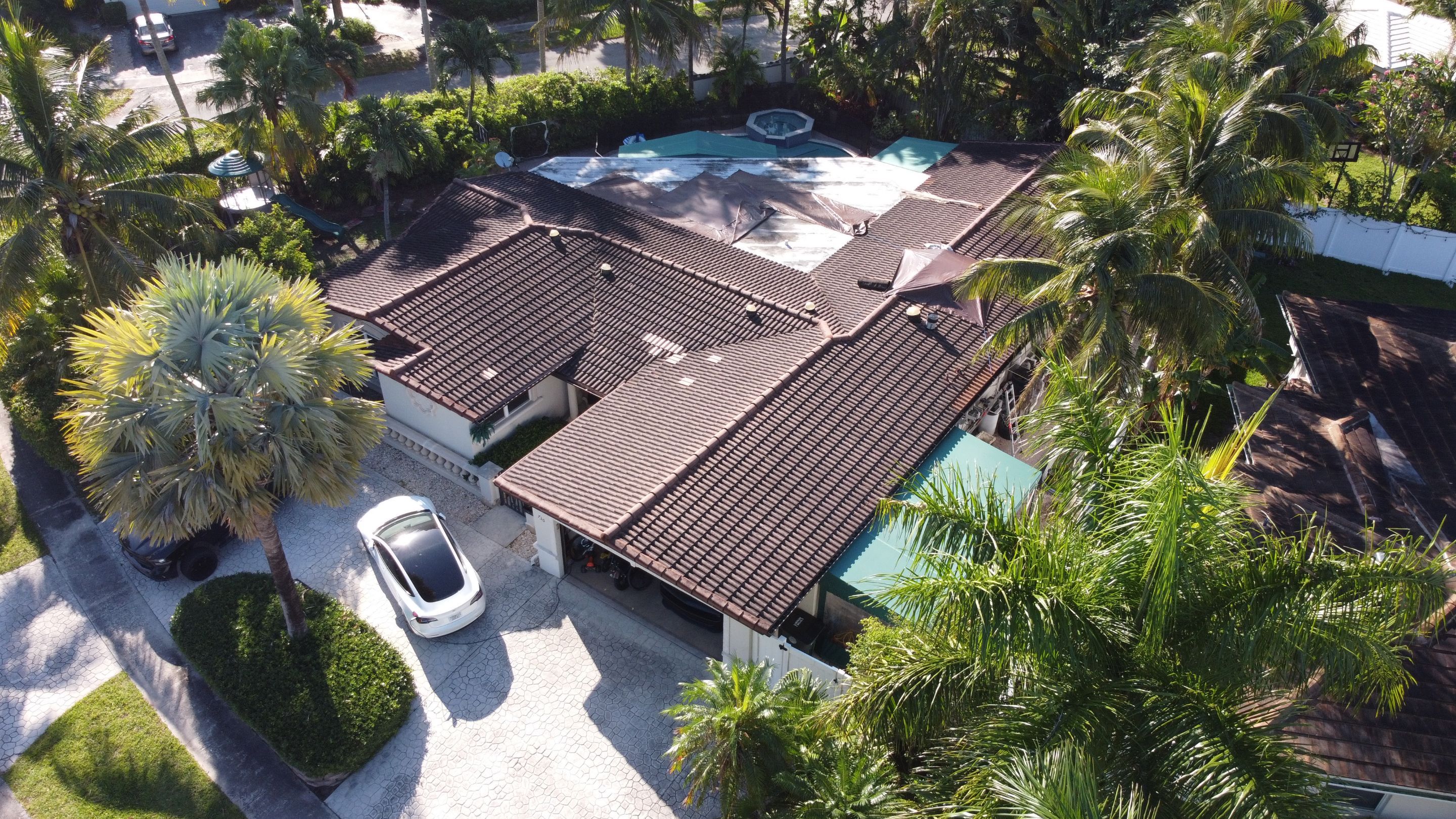 Residential Roofing Installation using 1" Nail strip metal roof by BLUES BROTHERS ROOFING