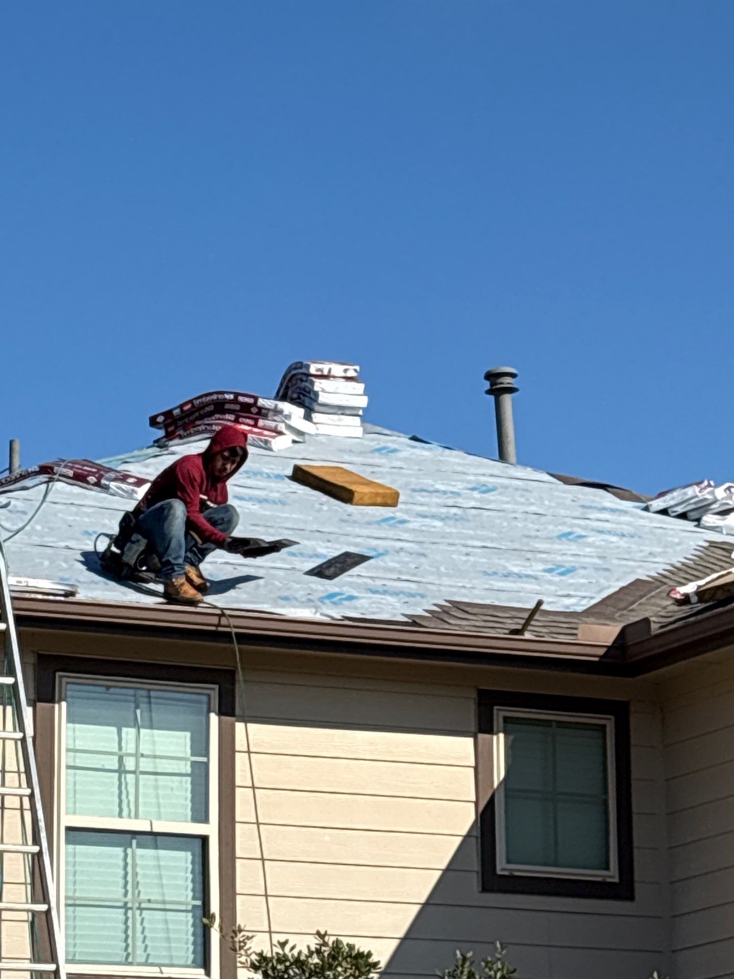 Residential Roof Replacement using GAF NATURAL SHADOW - WEATHERED WOOD by Elite Roofing LLC