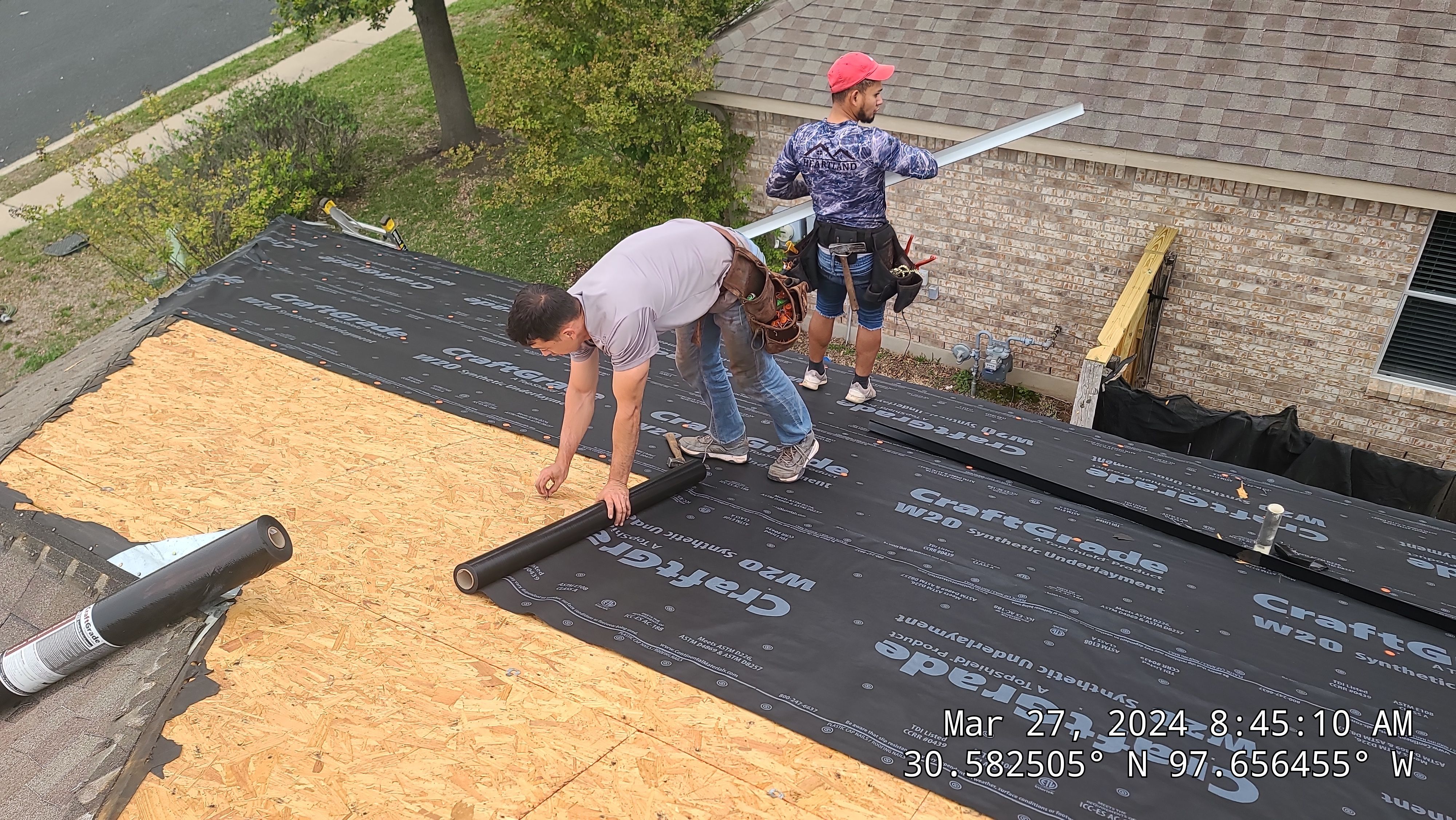 Complete Roofing Replacement and Hail Damage Restoration in Round Rock by Caliber Restoration LLC