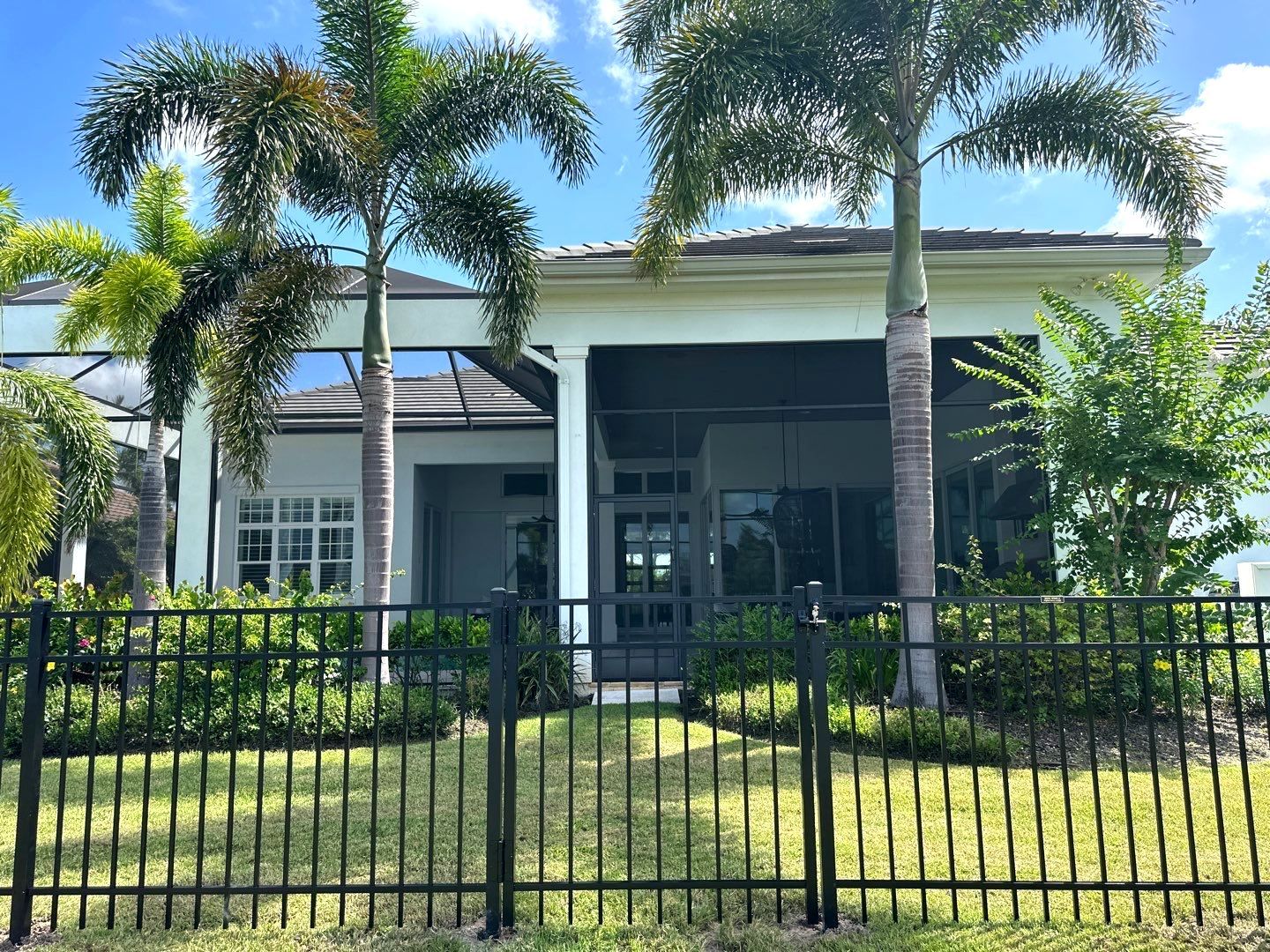 Aluminum Fence Installation using 3 Rail Aluminum Fence by Asap fence and gates, LLC