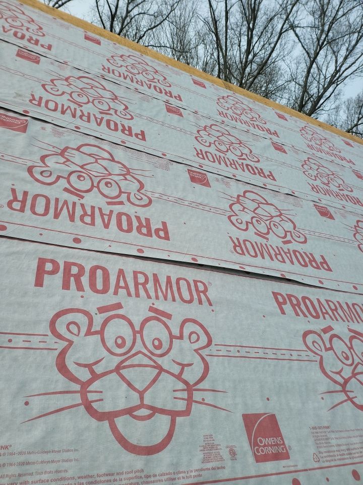 Residential Roofing Installation using Owens Corning TruDefinition Williamsburg slate by A Plus Exterior