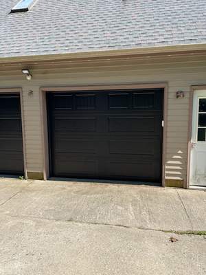 Garage Door Installation using Amarr Olympus Garage door