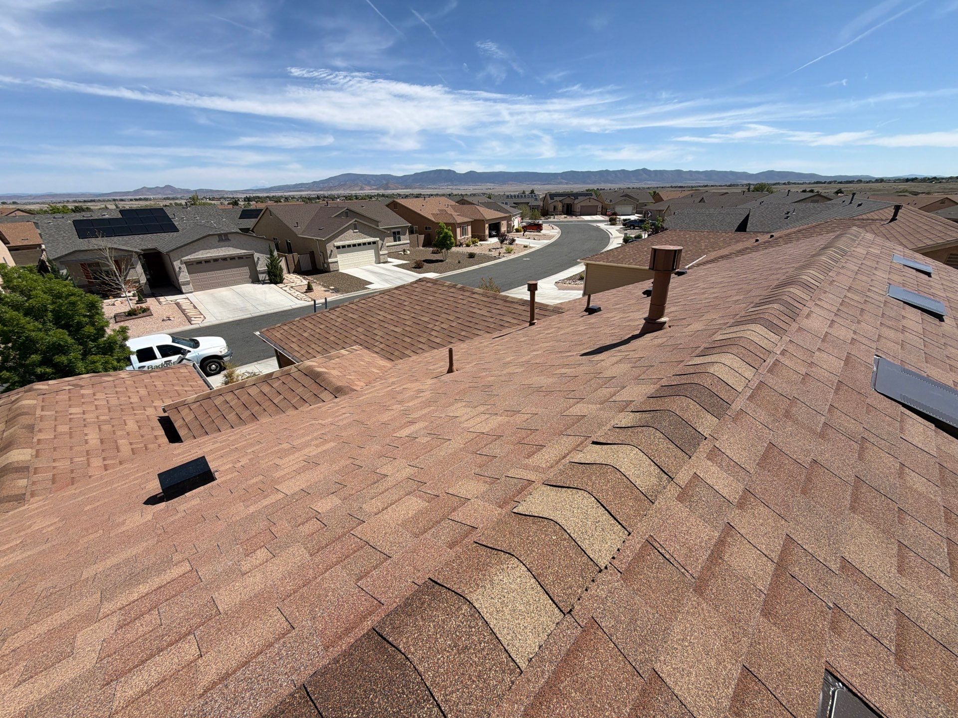 Malarkey Vista Architectural Shingle Roof Installation in Prescott Valley by Badger Roofing