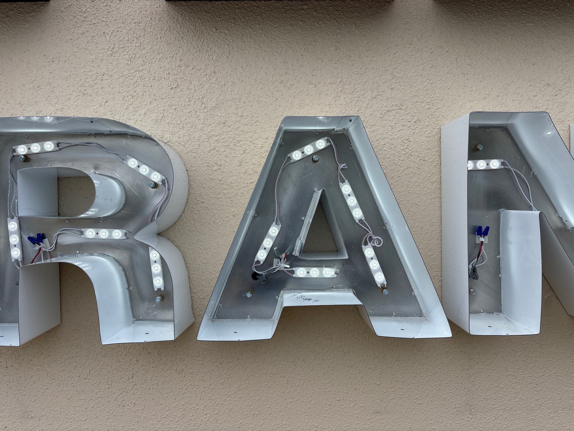Retail Signage Installation for Burlington in Manteca by City Signs
