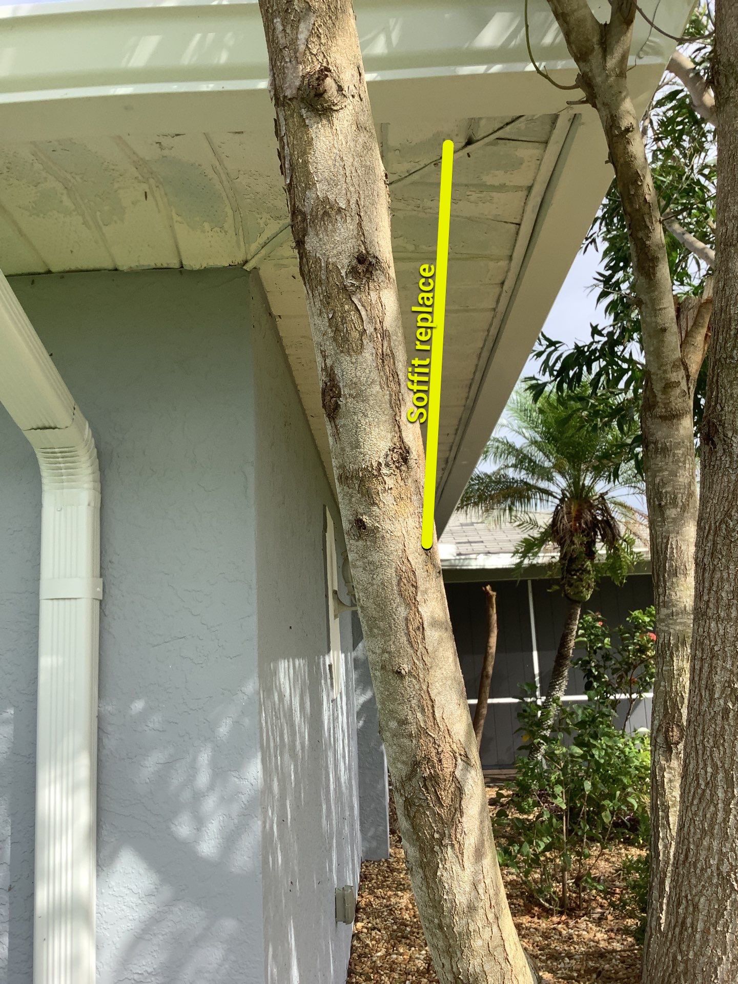New Gutter System with Splash Guards in Cape Coral FL by Gutter Professors