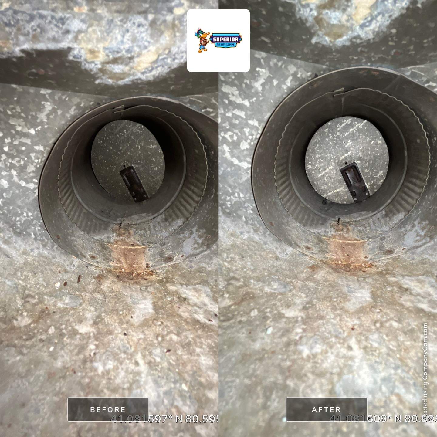 Air Duct Cleaning With a Vacuum Truck in Campbell, OH by Superior Air Duct Cleaning