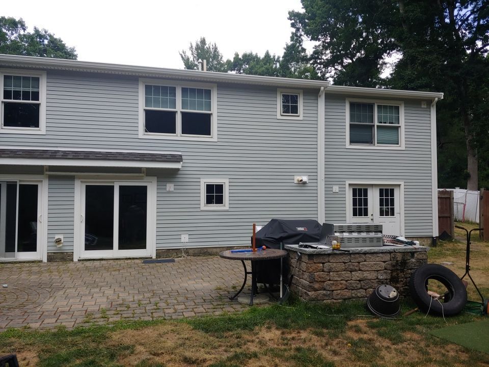 Hanover, MA Gutter Installation using 6" K-Style Aluminum Gutter with Leaf Relief Continuous Hanger by Gutter Pro Enterprises