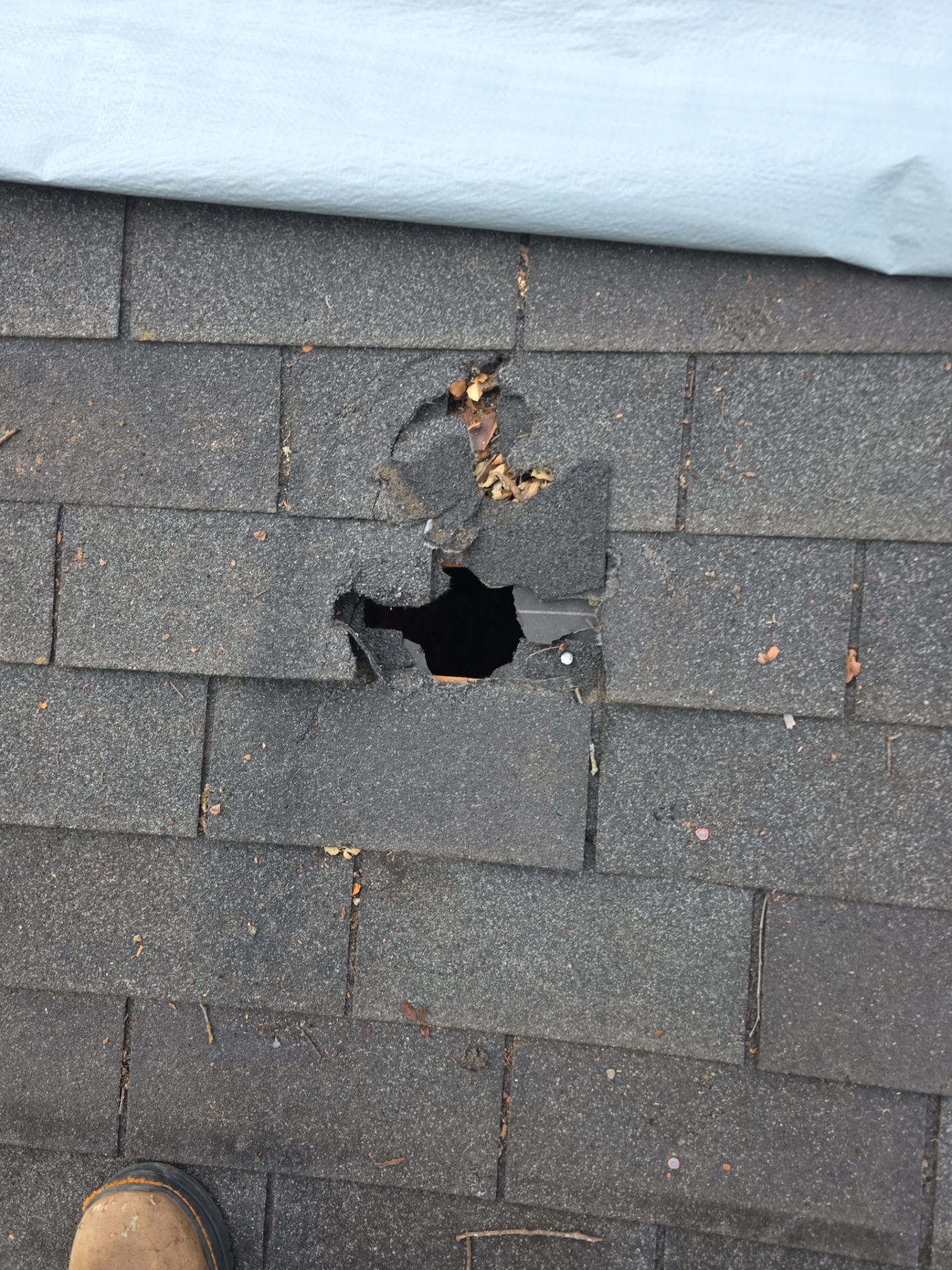 Residential Roof Replacement using GAF - HDZ - Weathered Wood by Action Exteriors Austin