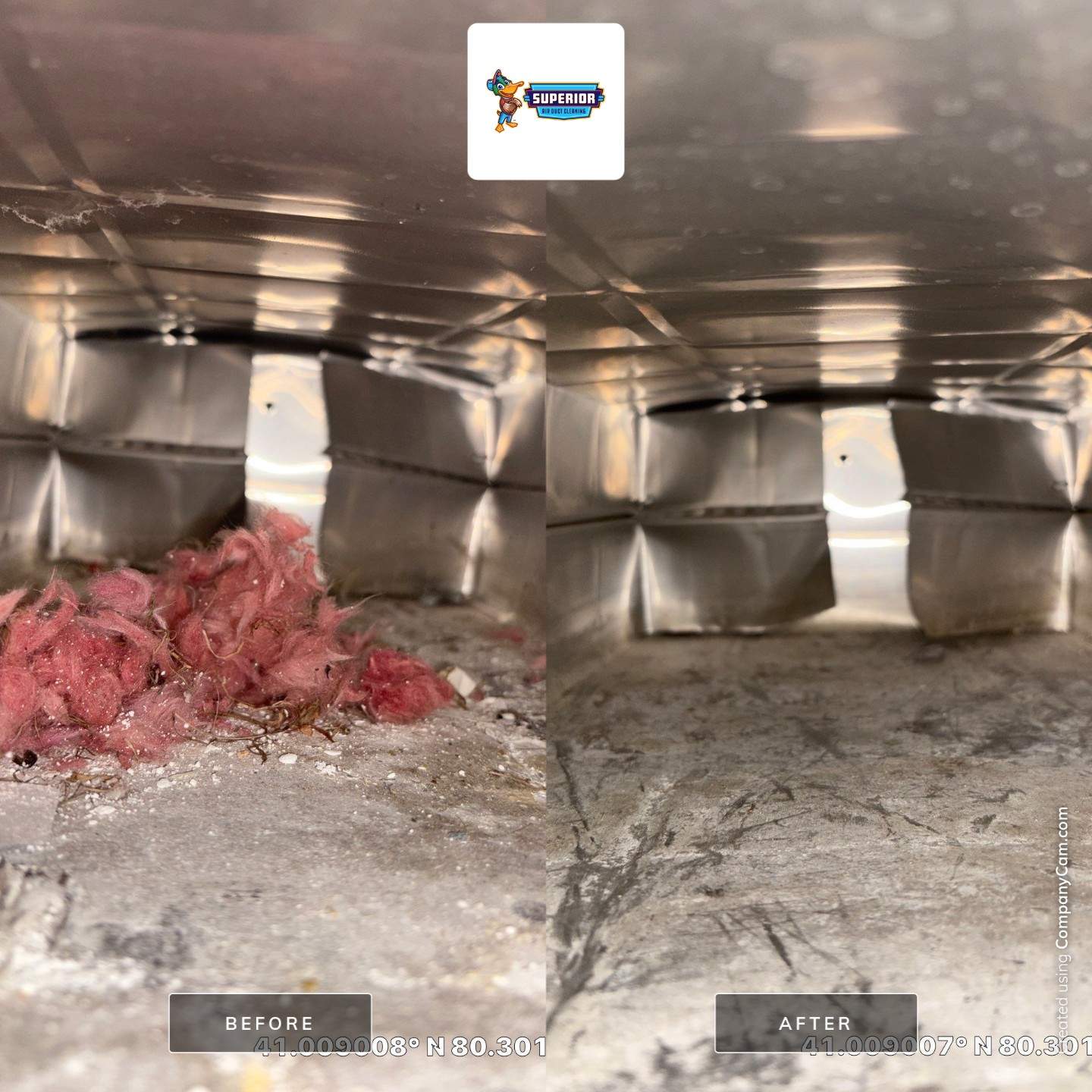Air Duct Cleaning With a Vacuum Truck in New Castle, PA by Superior Air Duct Cleaning