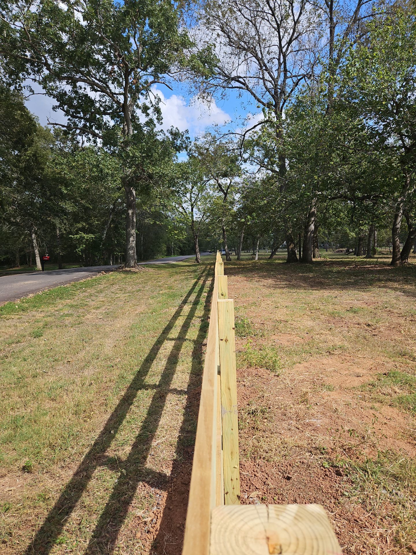 Ranch Style fence Plus Iron installation by Tim's Fences