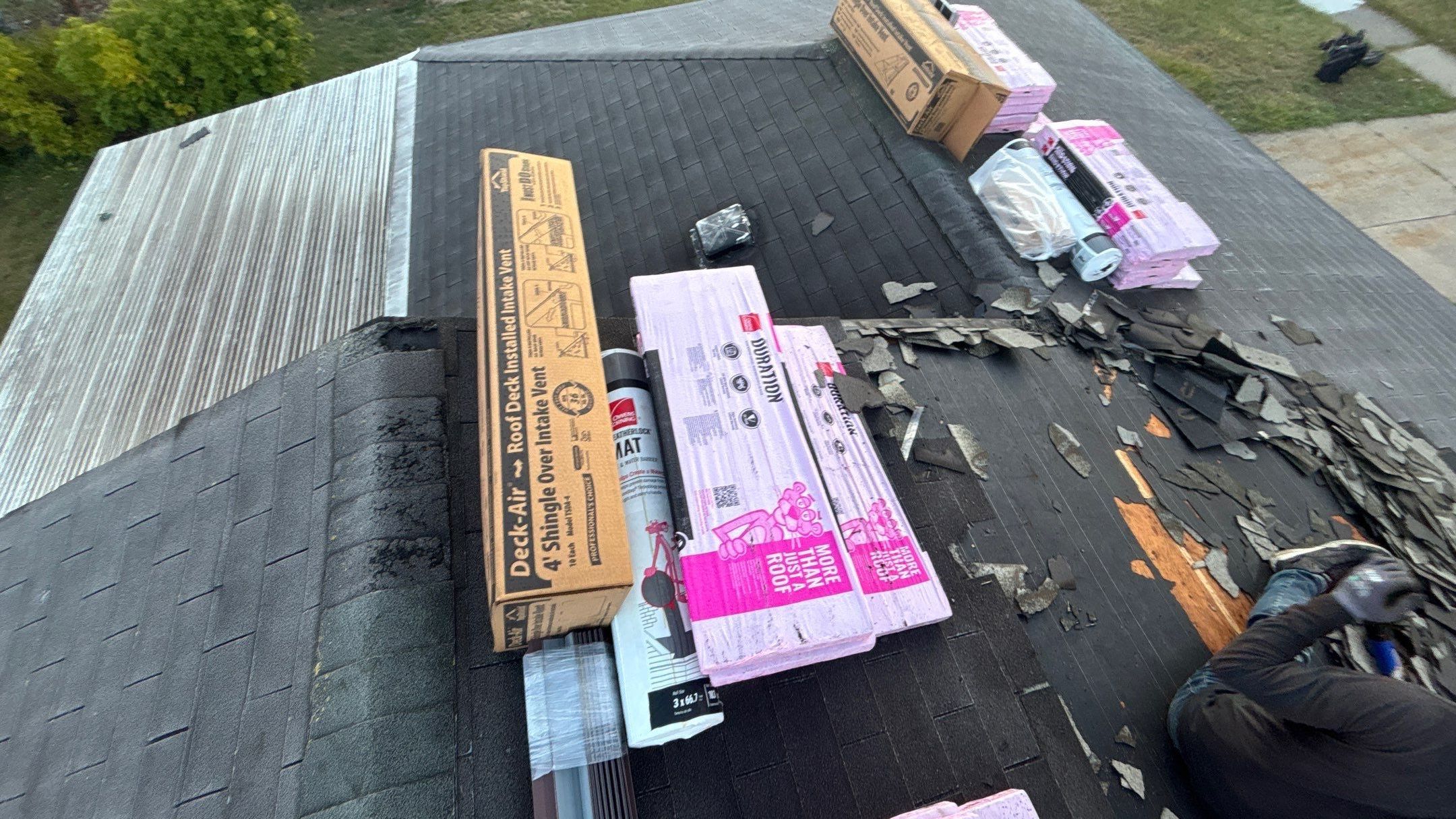 Roof Replacement using Owens Corning Brownwood by 180 Contractors