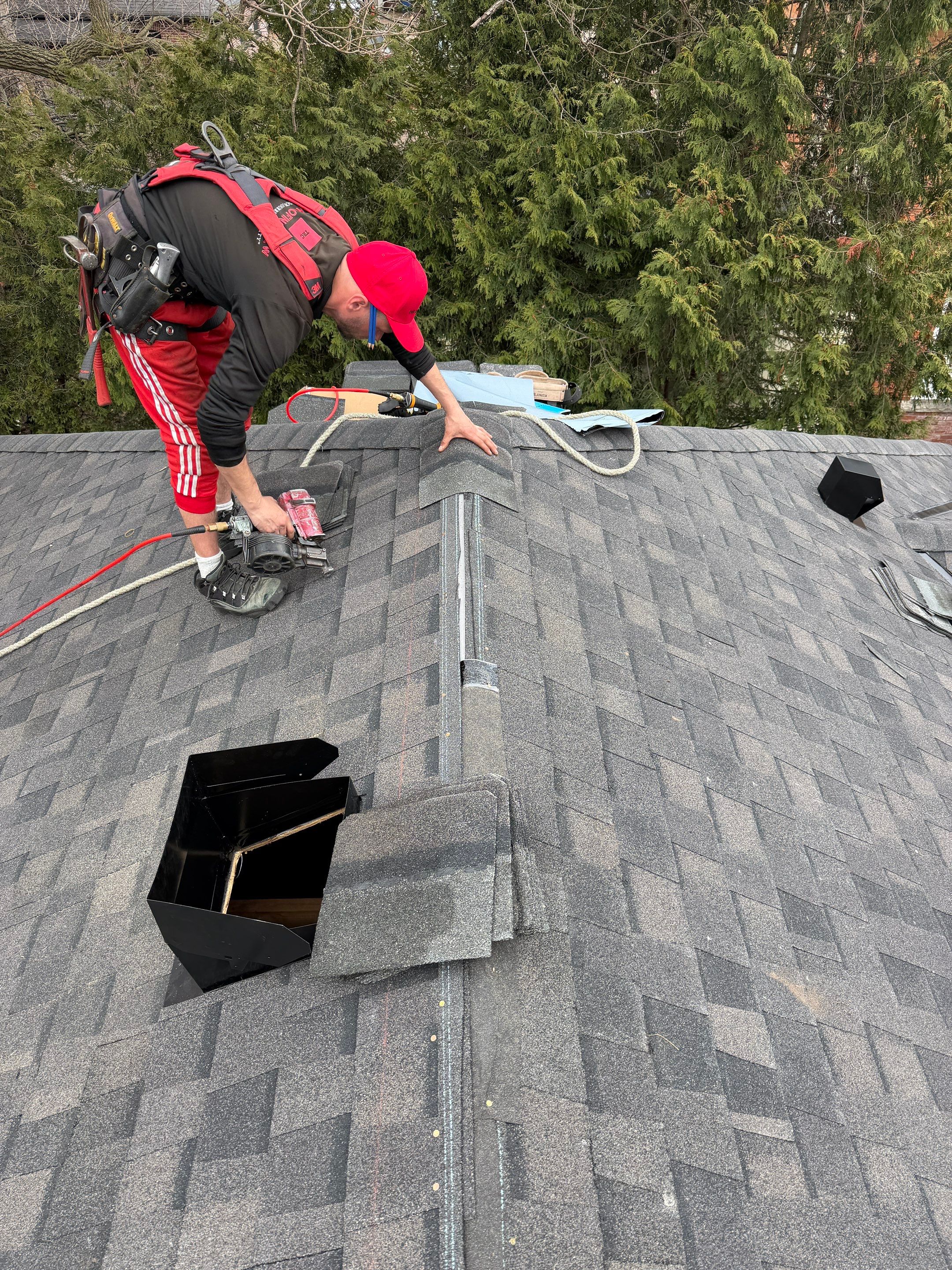 Project in Hamilton by The Roofing Crew