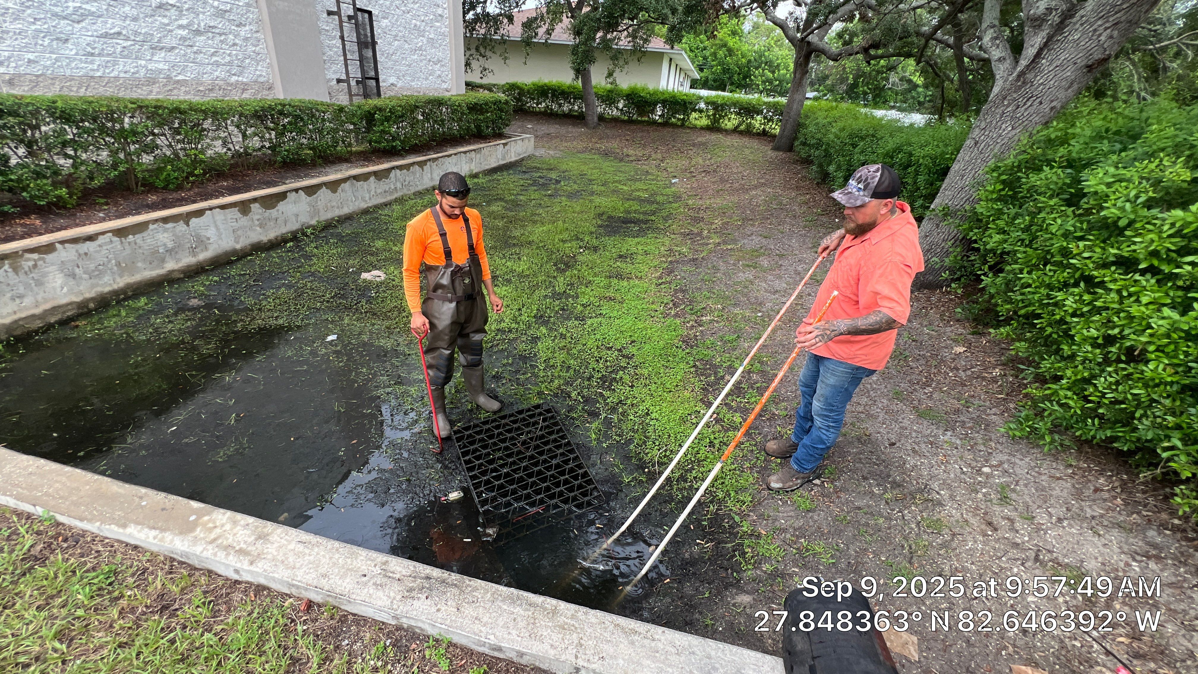 St. Petersburg 7-Eleven Stormwater System Cleaning by Don Mar, Inc. Storm Water Solutions