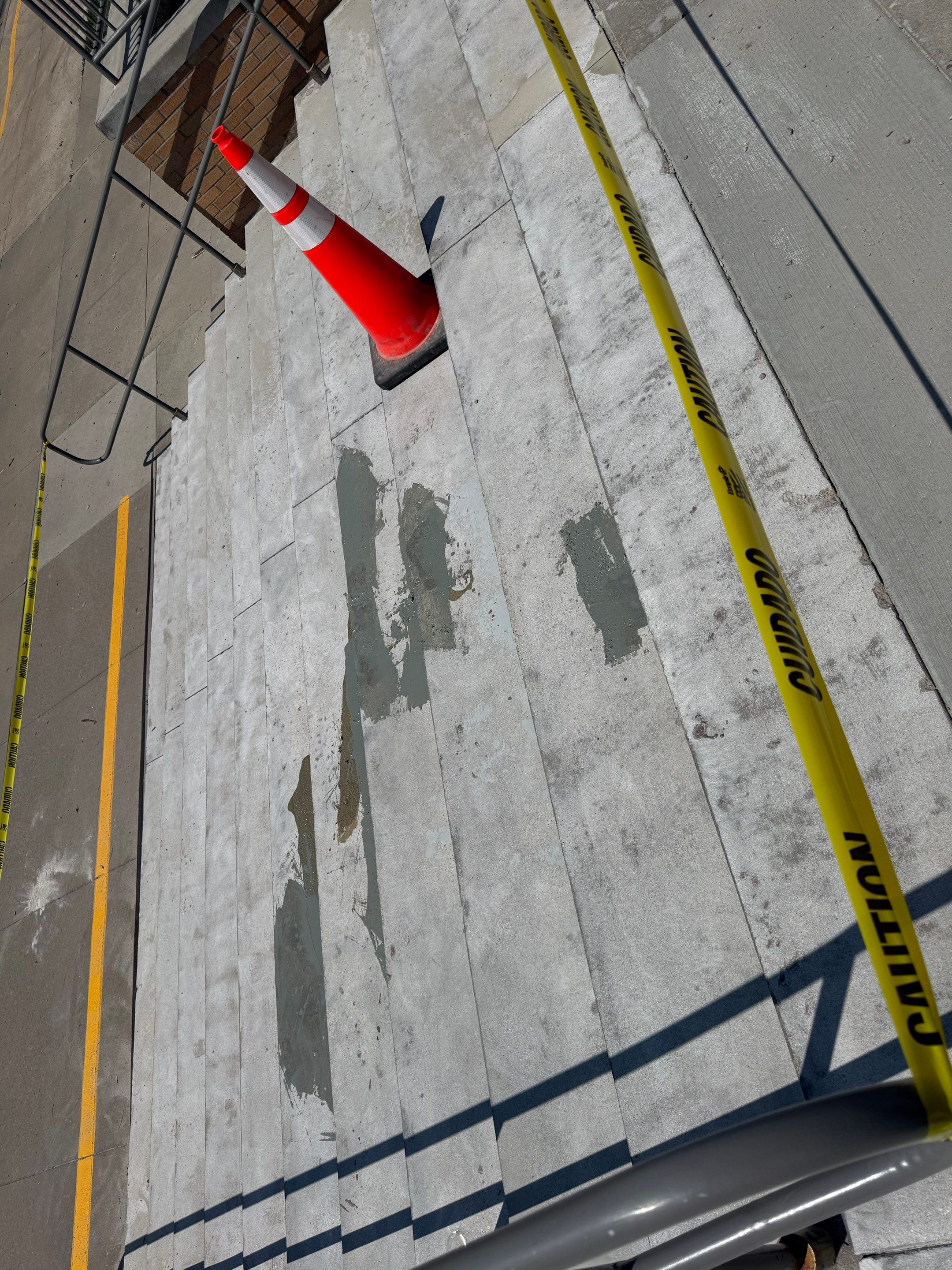 Concrete Stair Repair and Protective Coating in Sioux Falls by Select Painting, Coatings & Garage Cabinets