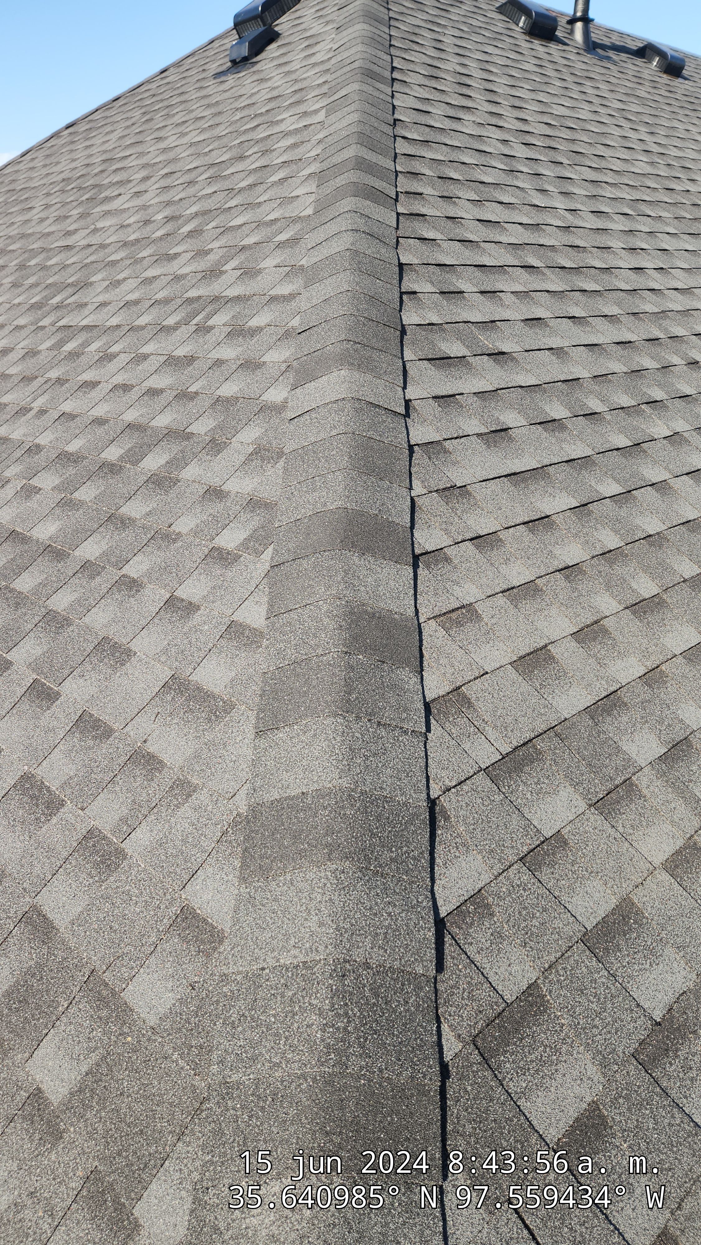 Reroof using GAF HDZ in Charcoal by Castillo Roofing