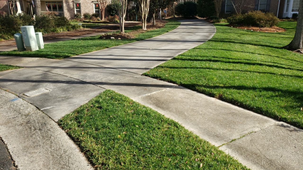 Driveway Clean using cleaner by G&H Home Tech Pros LLC