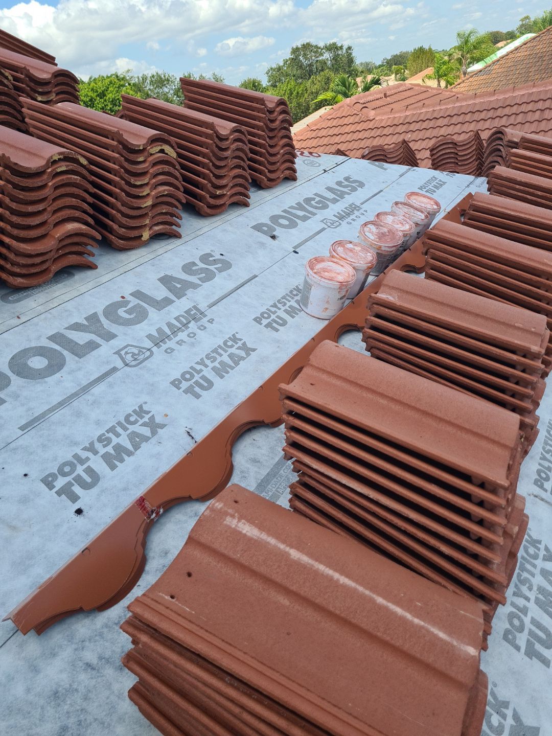 Residential Roofing Installation using Eagle Roofing Tile by BLUES BROTHERS ROOFING