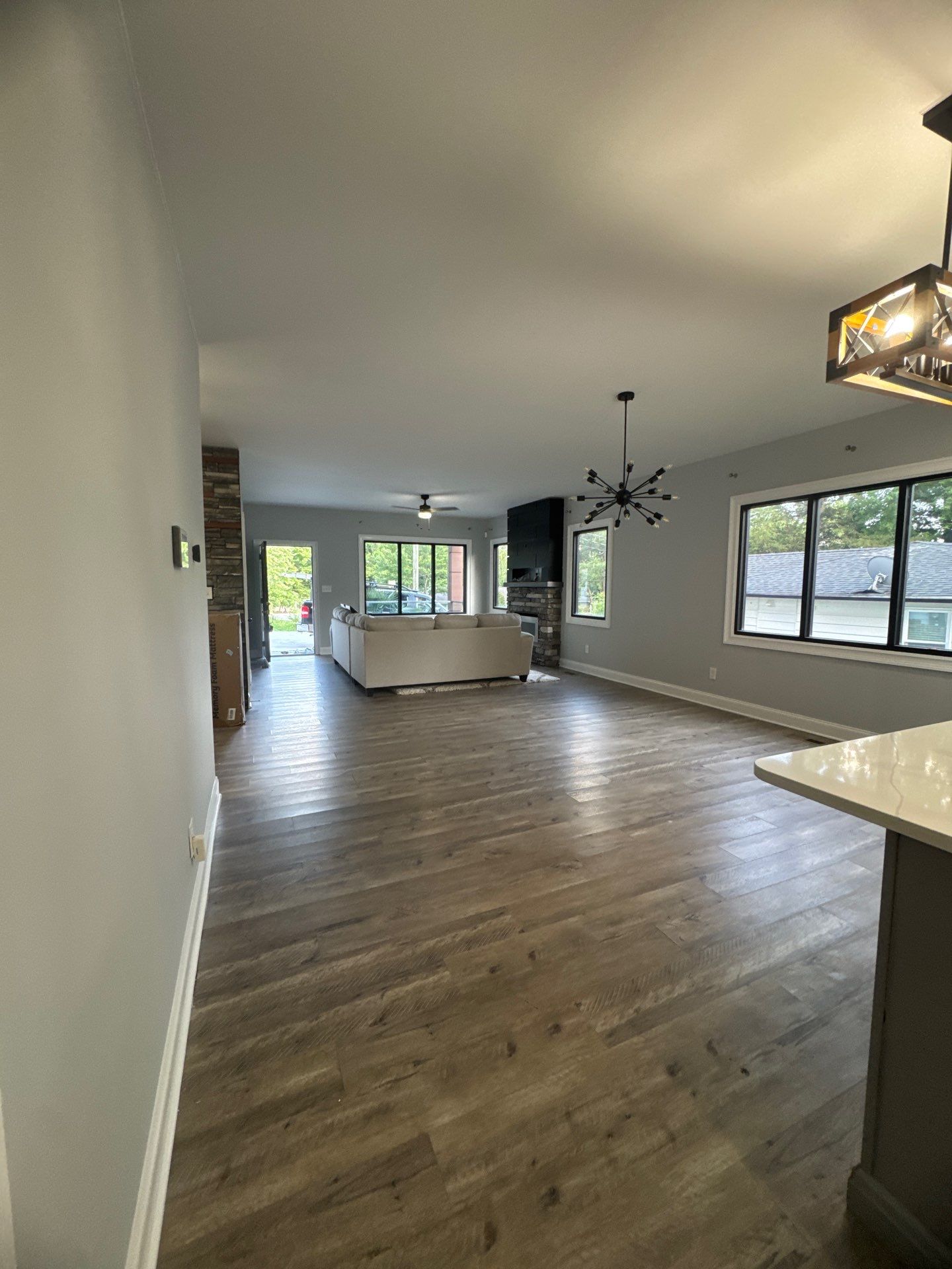 Interior Fresh Coat of paint & Deck stain by GonzalezPainters & Contractors Inc