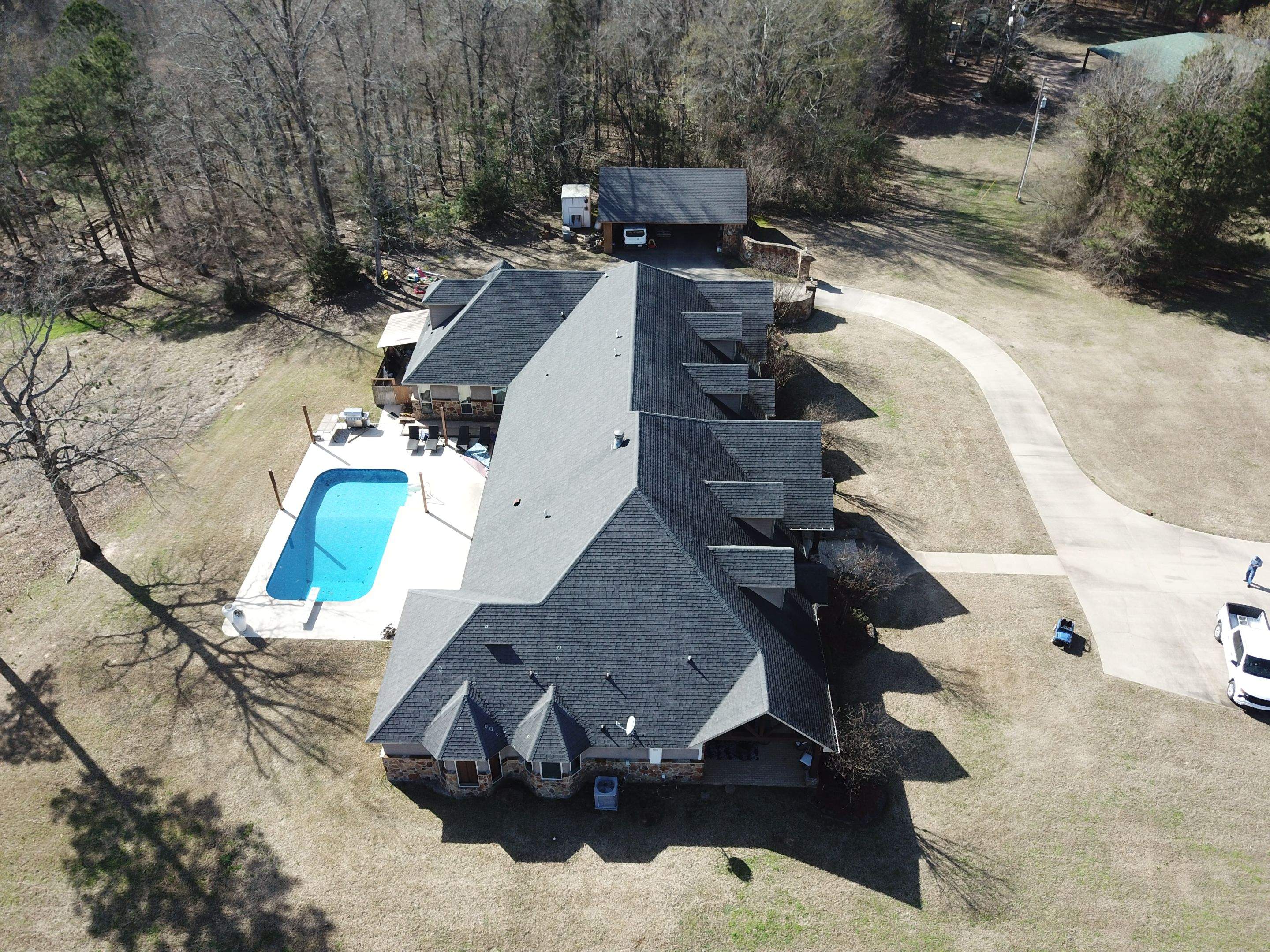 Residential Roofing Installation using Malarkey Architectural Vista Shingles by Hostetler Roofing