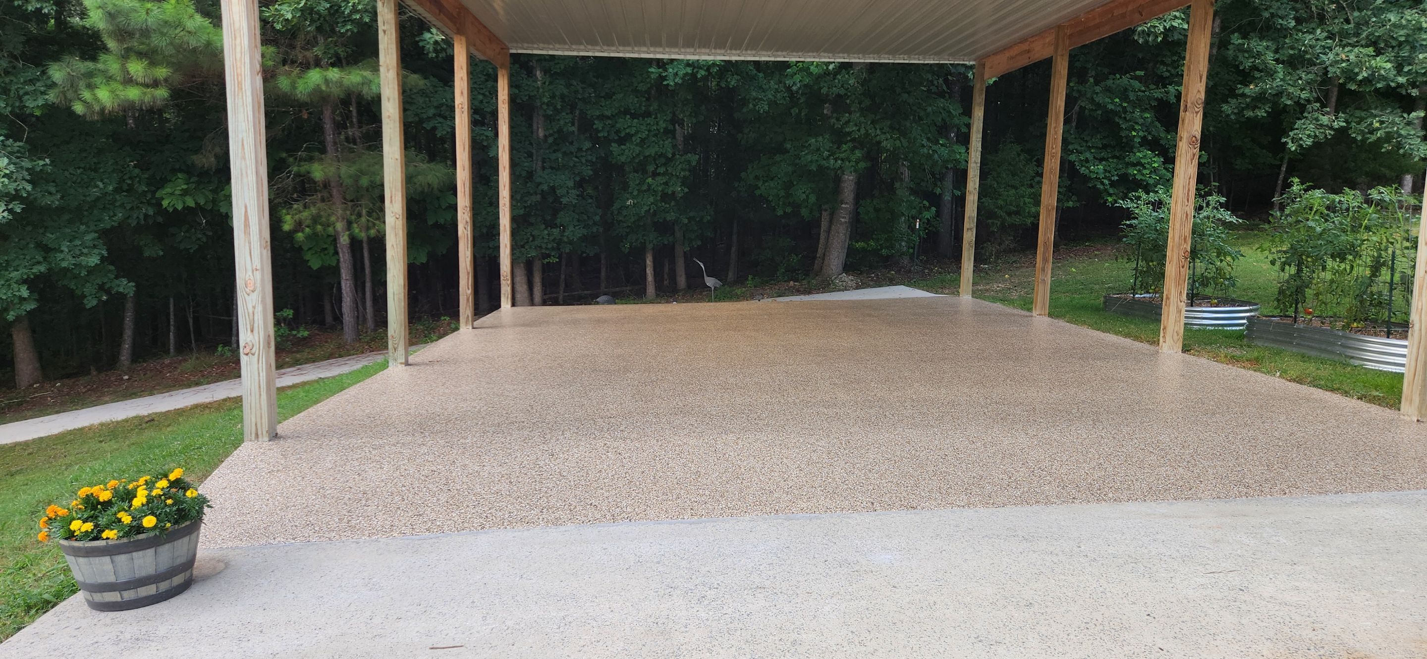 Carport and Gazebo Upgrade! by Elite Floor Solutions