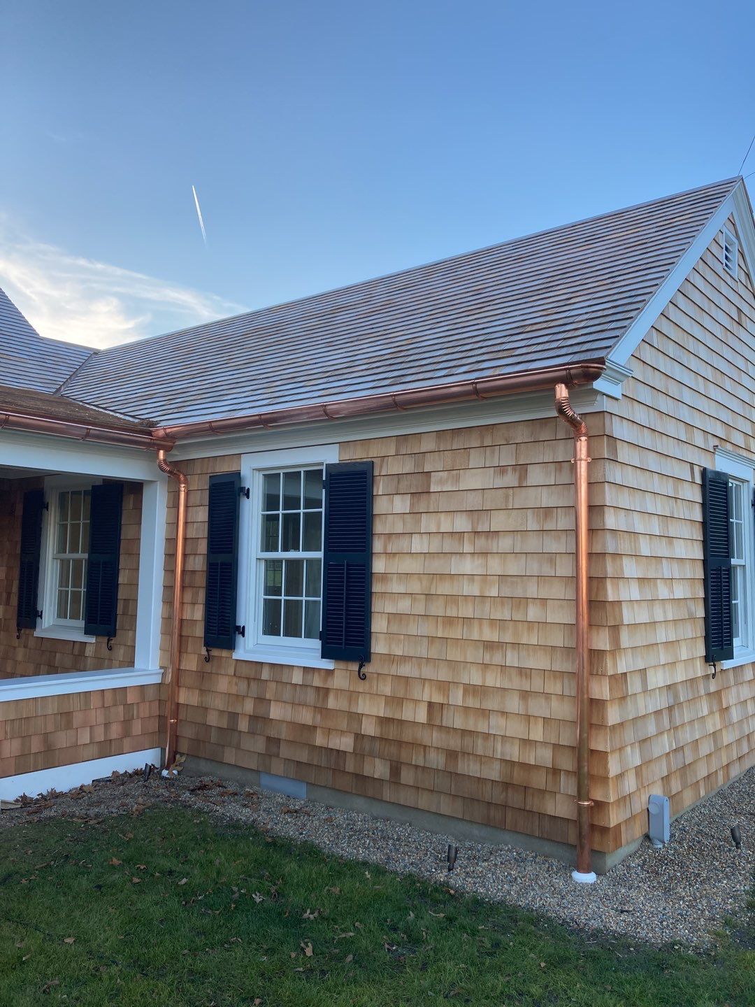 Copper Gutter Installation in Osterville, MA   by Gutter Pro Enterprises