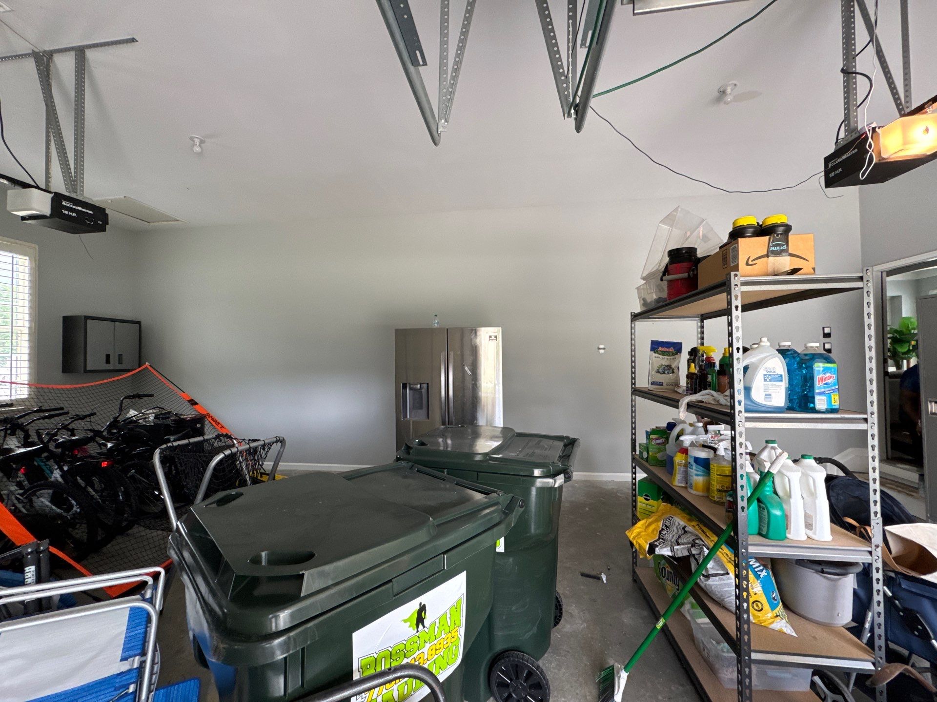 Garage Interior and Door Painting Update in Woodstock by Swift Home Renovations