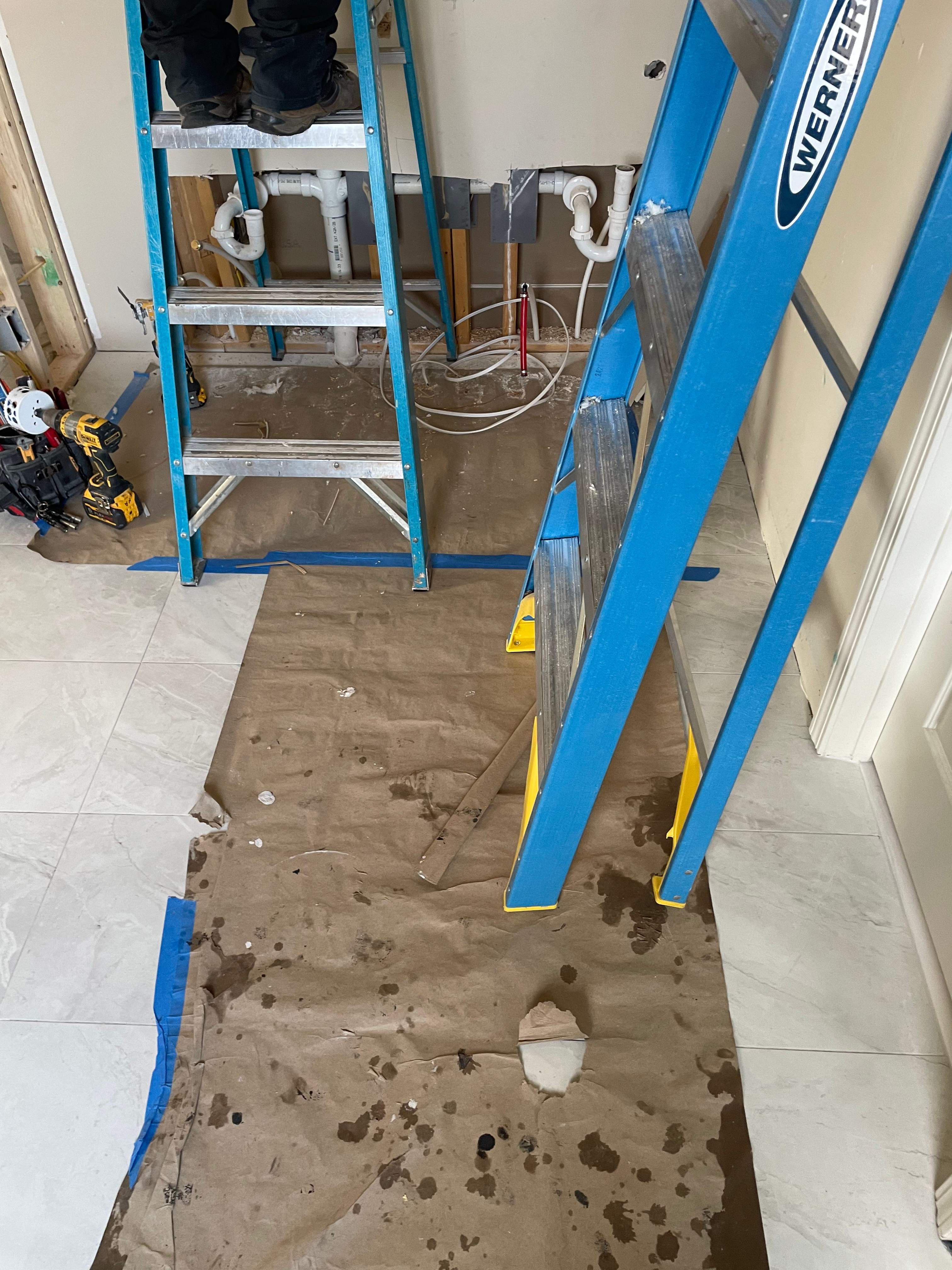 Master bathroom renovation by Prudencio