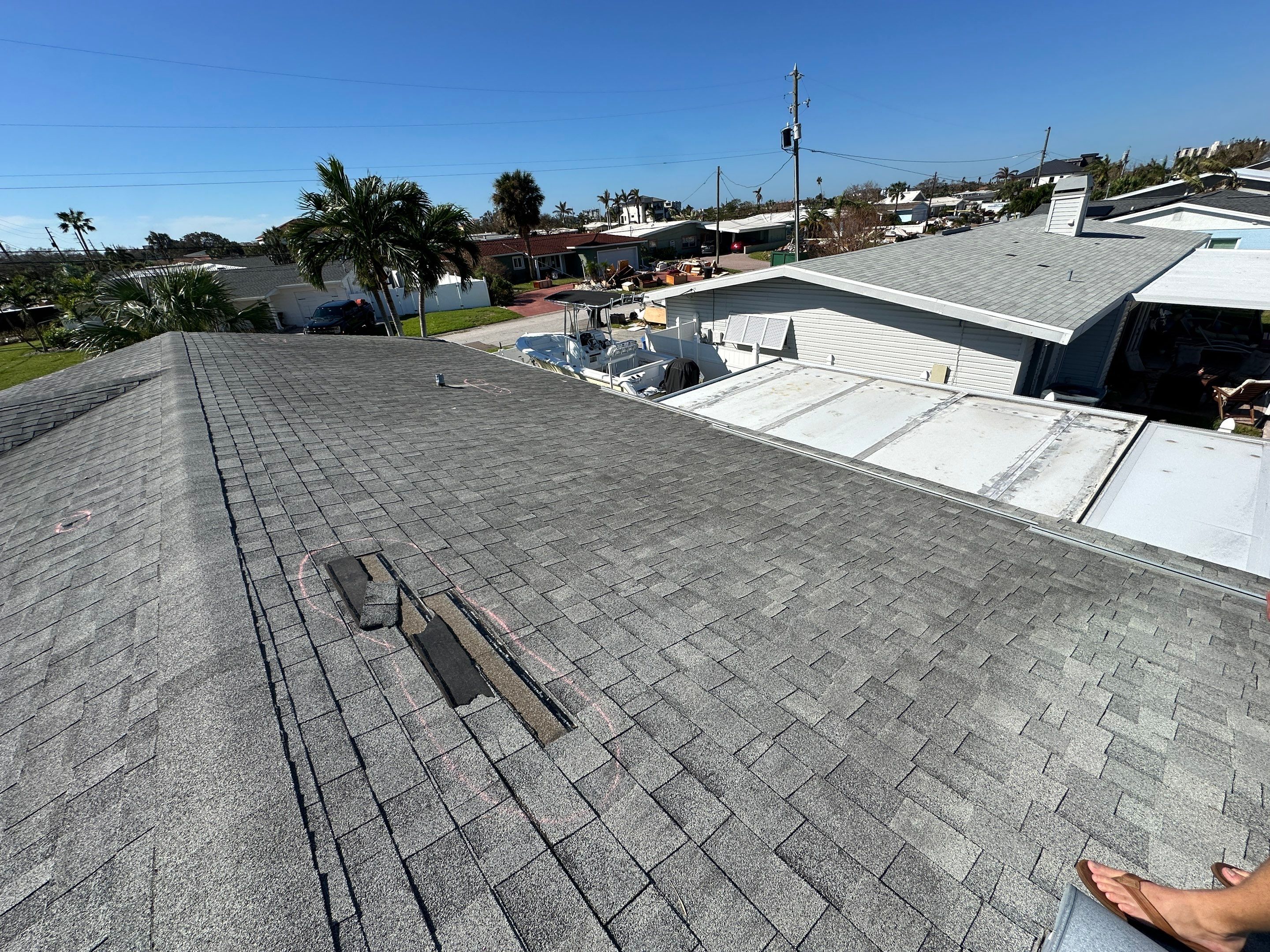Roof Damage Claim in St. Petersburg by FLAPA & KeyStone