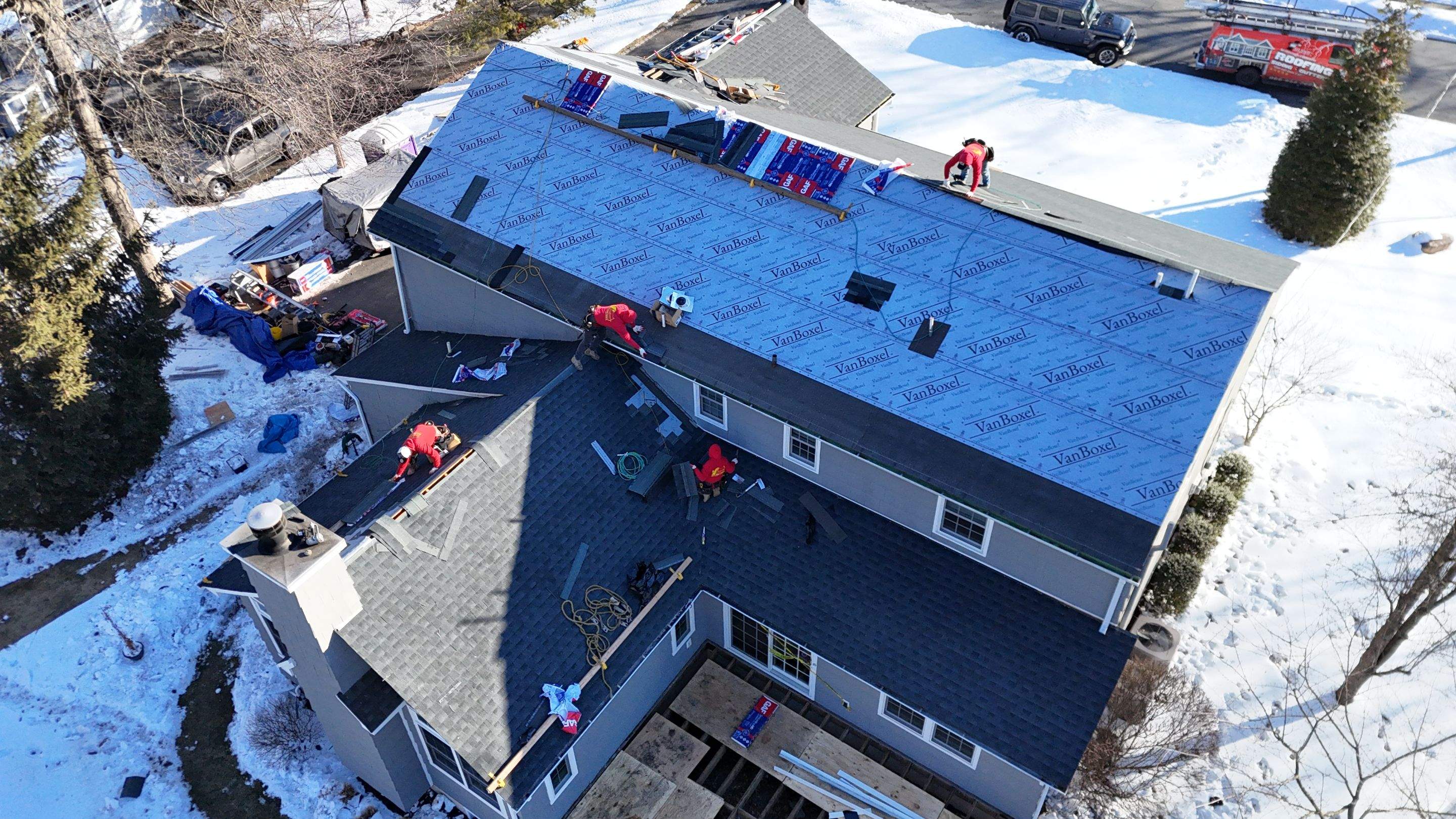 Roof Project in Florham Park, NJ. by All State Home Improvement Inc.