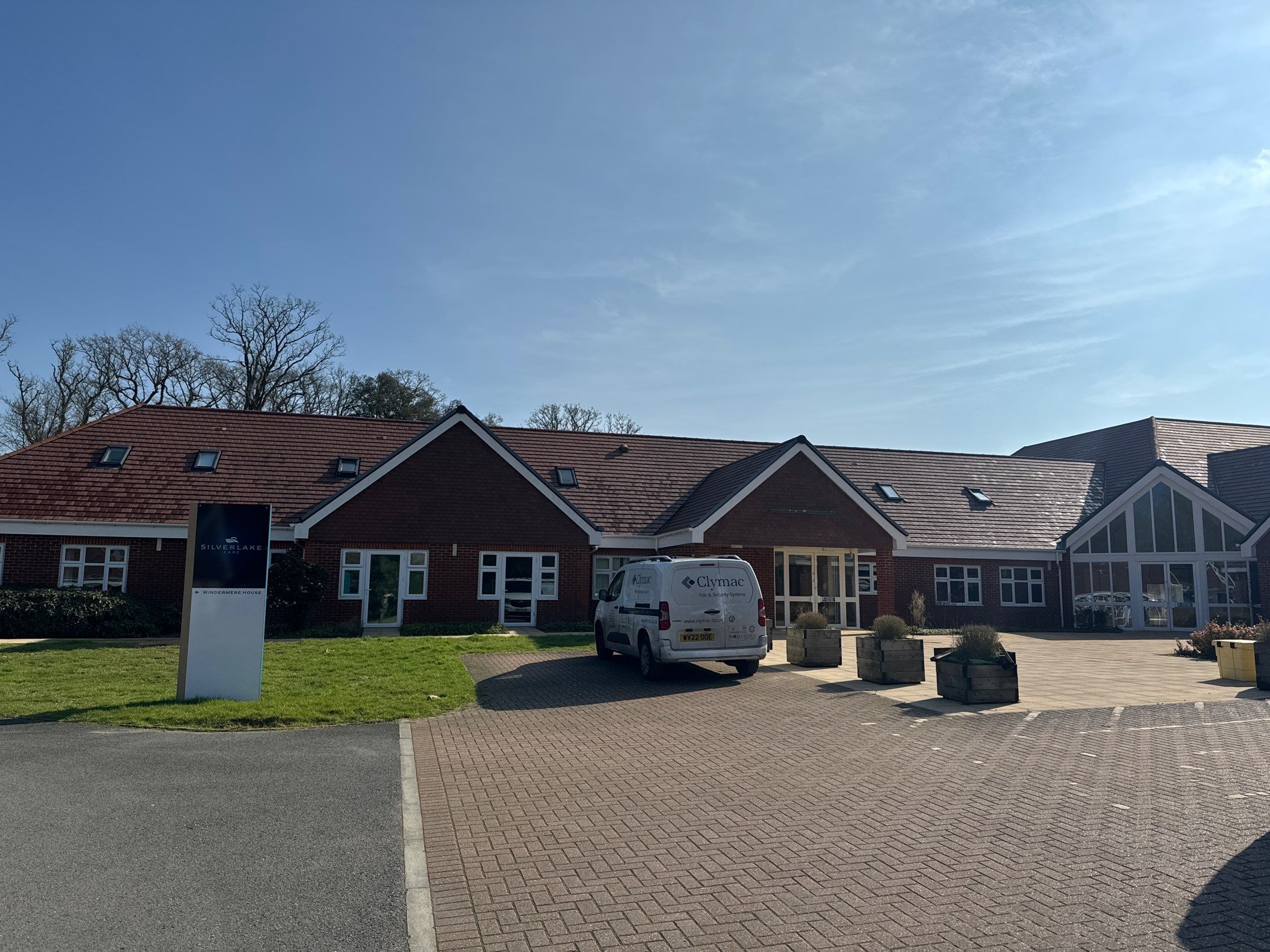 Large Care Home Roof Clean using Mosmatic FSC and Biocide by Ges Exterior Cleaning ltd