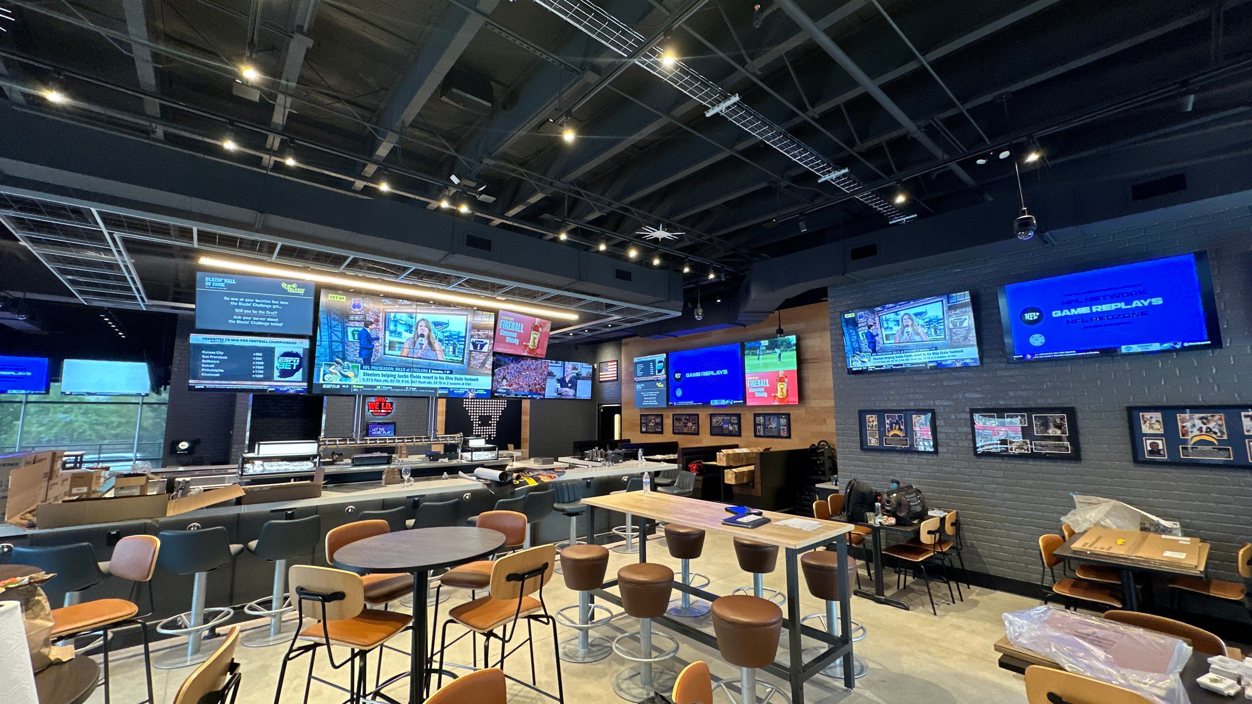 Large Sports bar install by AVSi