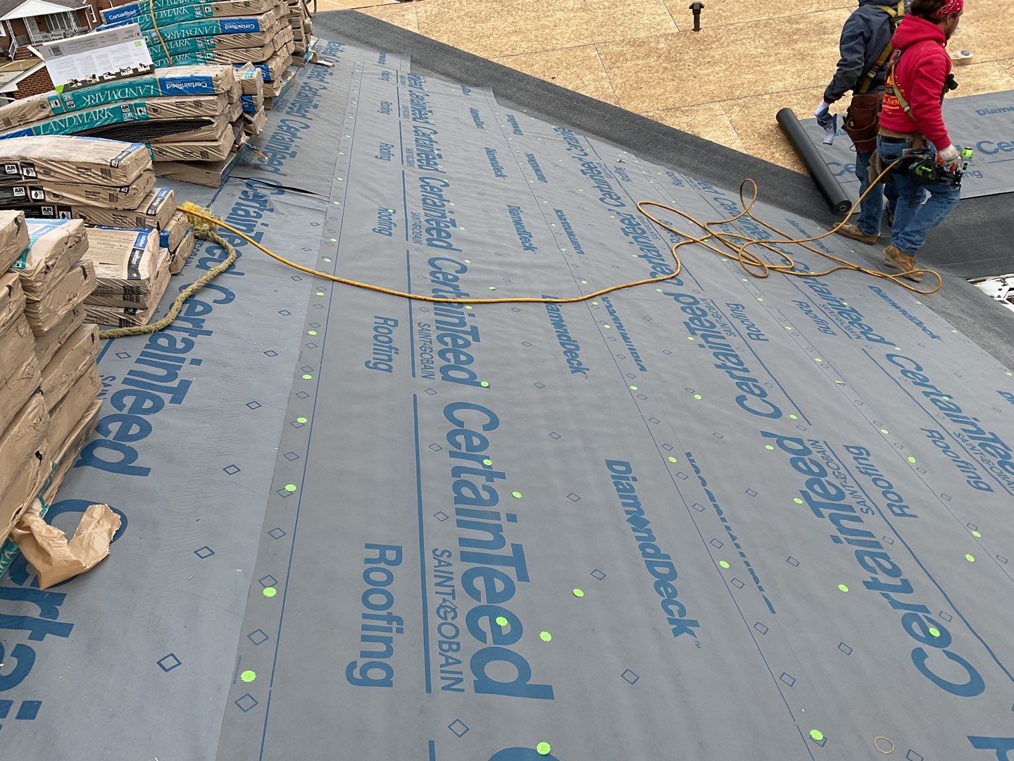 Residential Roofing Installation using CertainTeed Shingles by Alpha Design Services