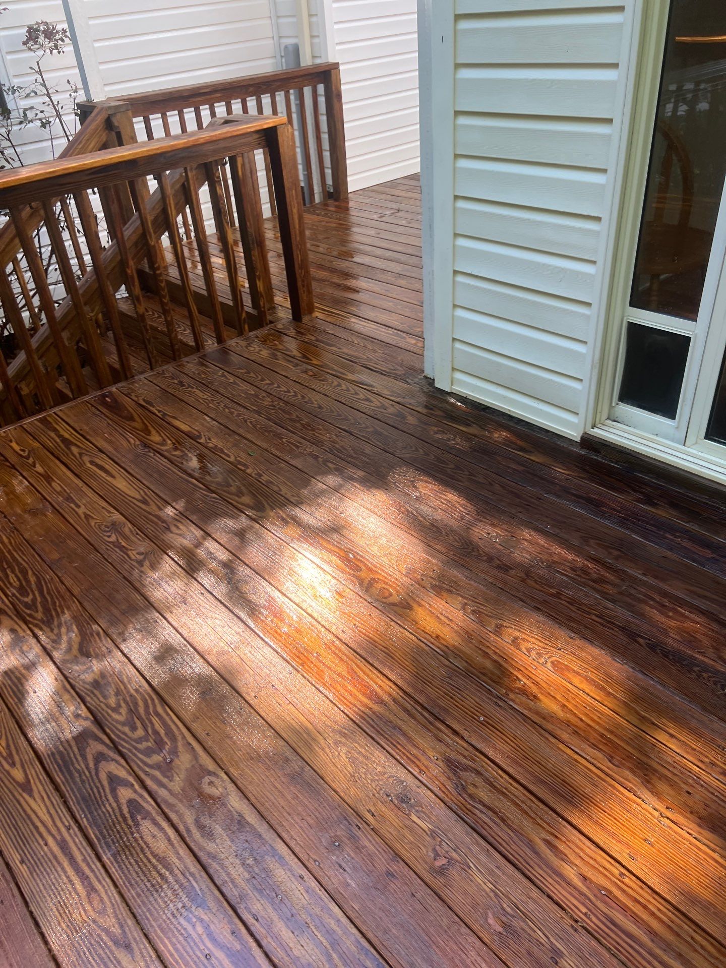 Weathered Deck using Wood Sealant by DuraSeal