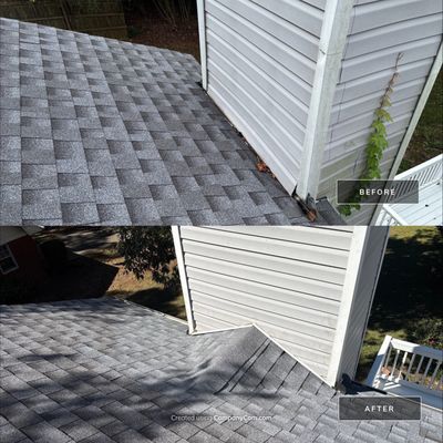 Poor roof installation 