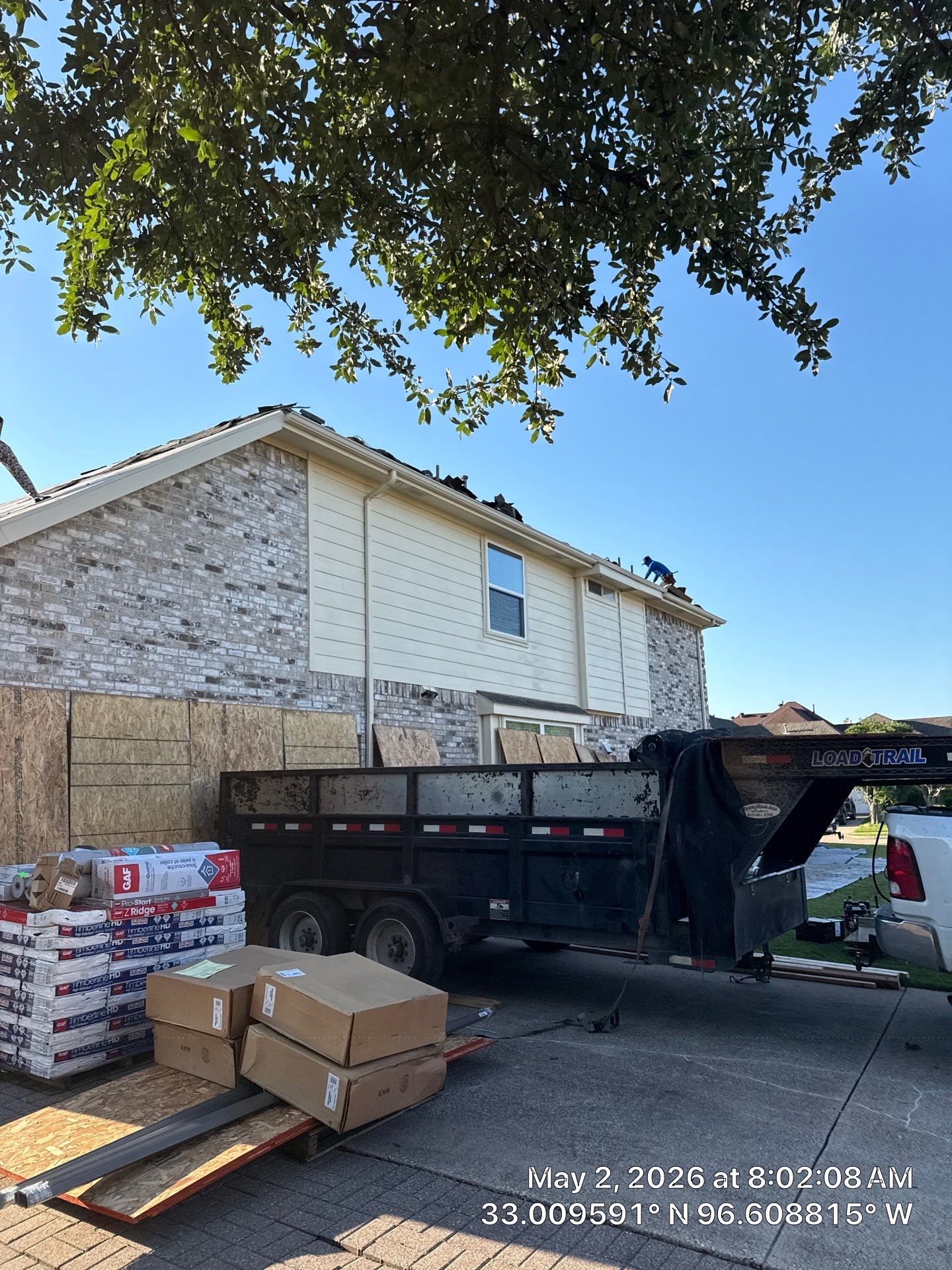 Project in Murphy  by Zeus Exteriors