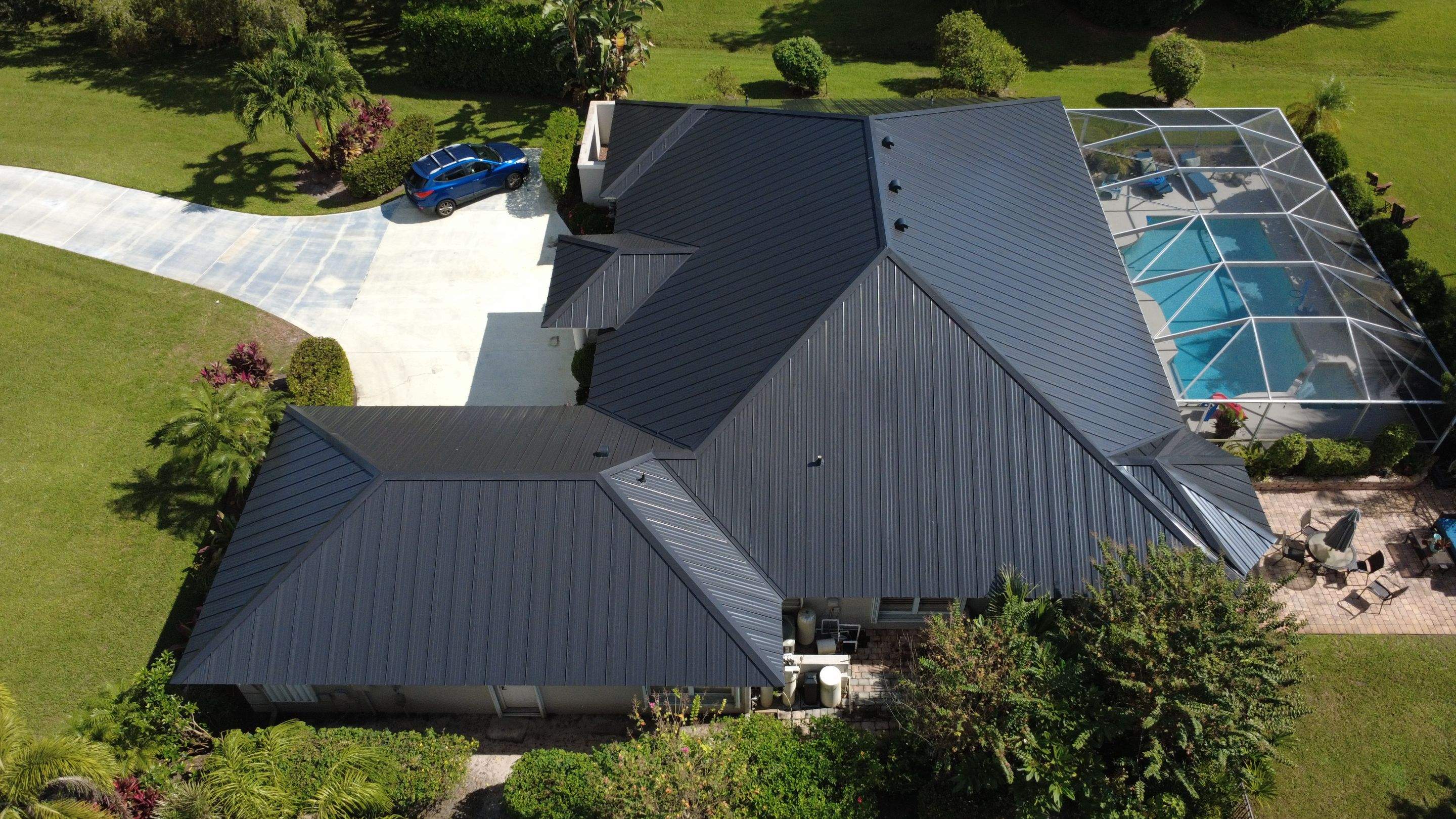 Kynar (Color Coated) Standing Seam Metal Roof Replacement by Sailfish Roofing