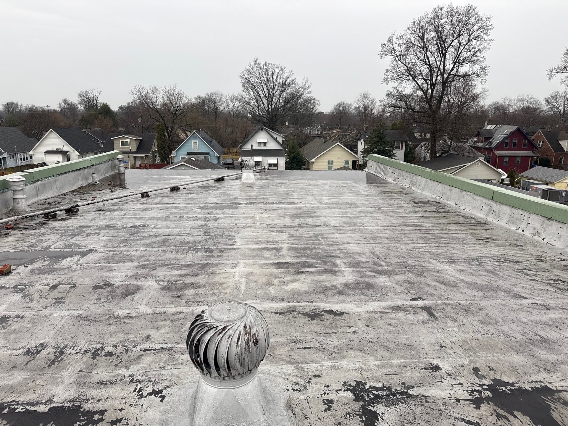 Flat Roof Replacement in Louisville, KY by GreenForce Restoration