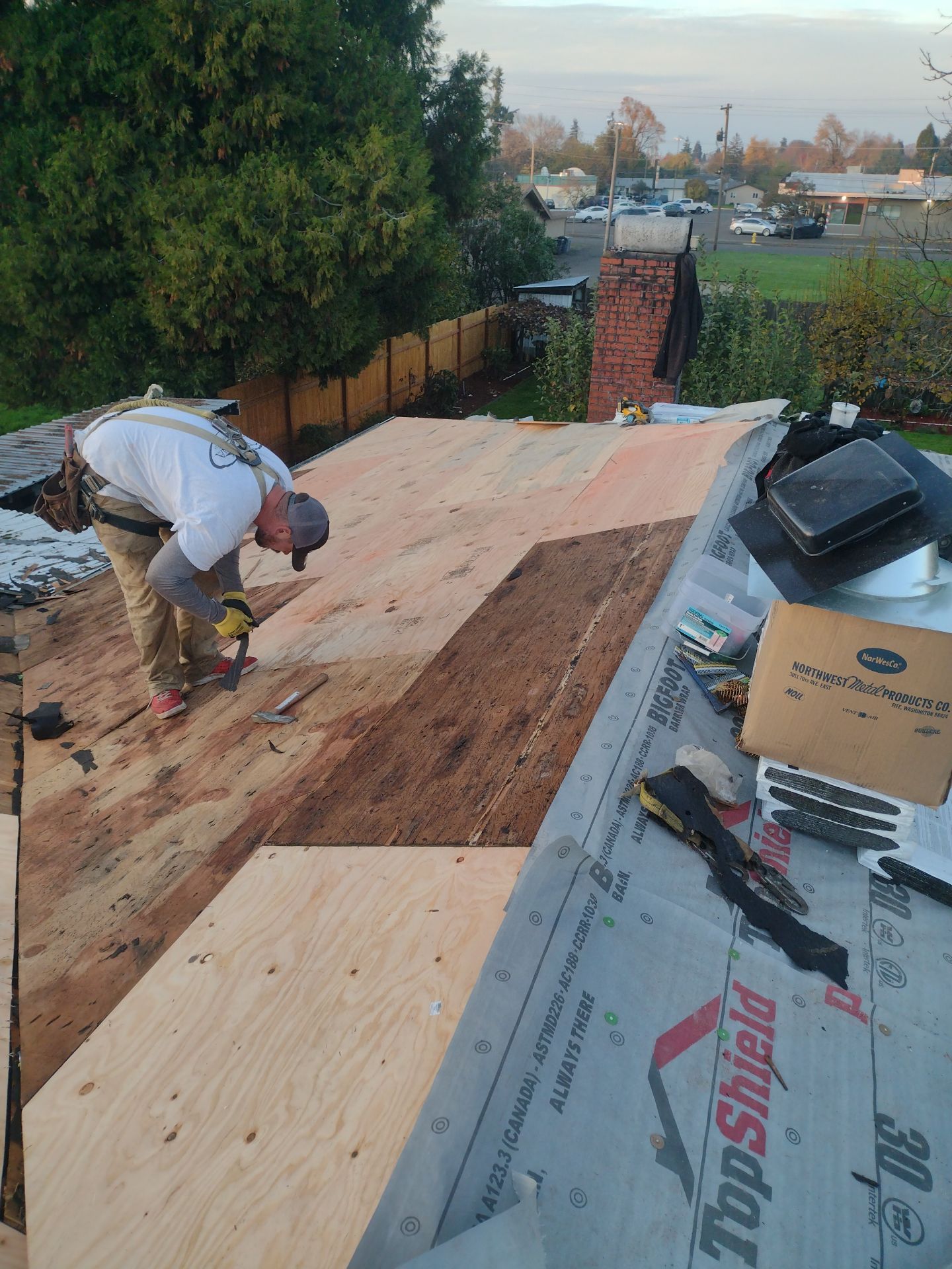 Residential Roof Installation: IKO Dynasty 30 Year Shingle Color: Frostone Grey by Orezona Building & Roofing Company, Inc.