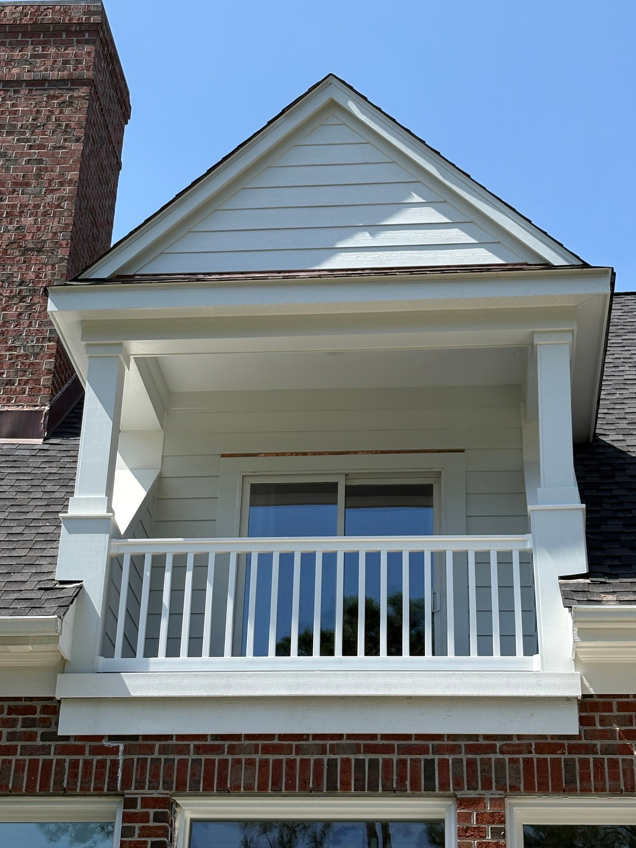 Southport Dormer Siding Replacement and Architectural Trim Restoration by Ideal Siding Wilmington, NC