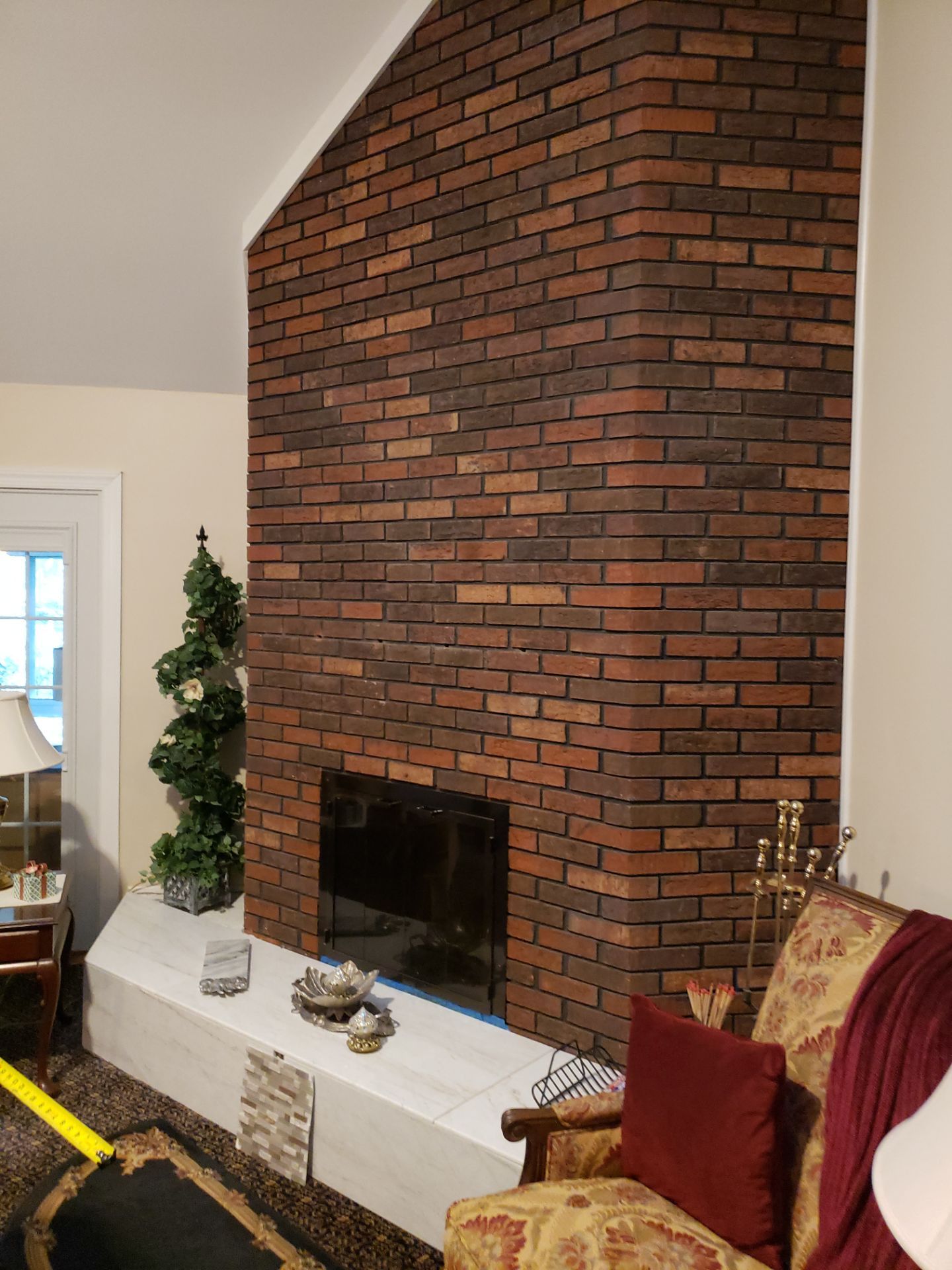 š„ Dramatic Fireplace Transformation by A Step Above Handy LLC
