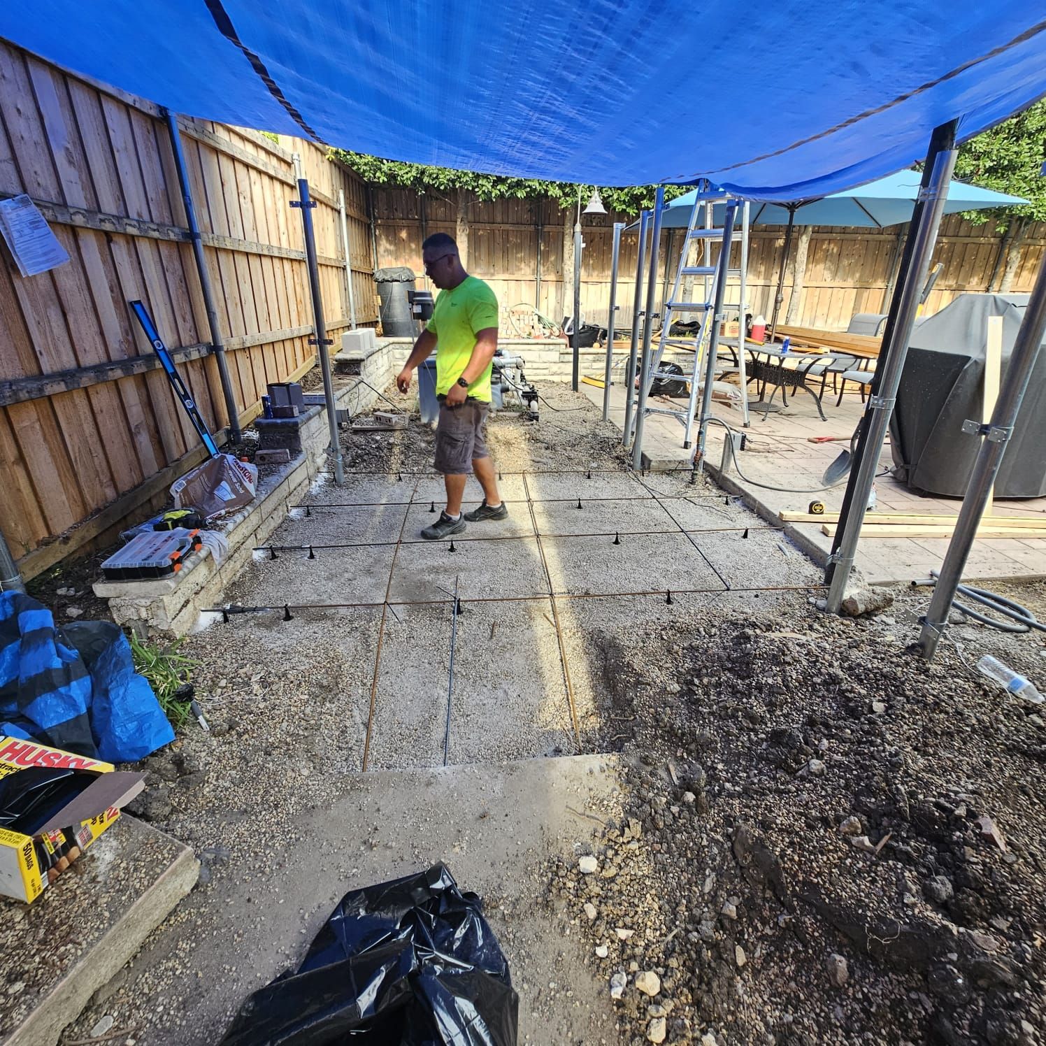 Fence & Concrete Patio by EL-GC LLC 