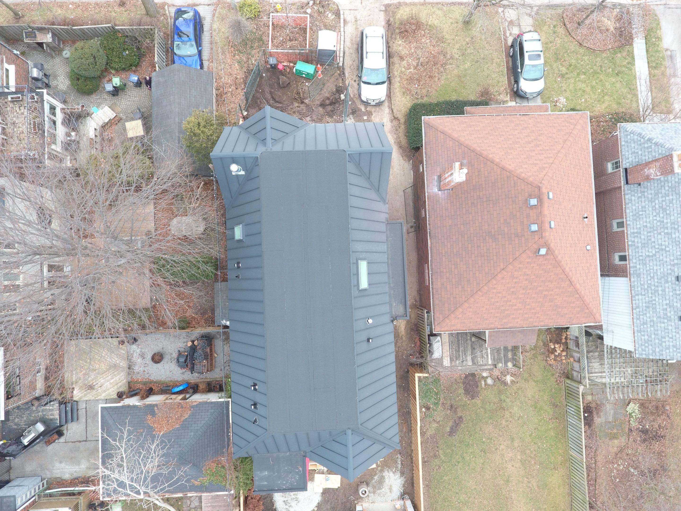 New Home Construction using 24 Ga Standing Seam Metal by Jay Carter Roofing & Sheet Metal