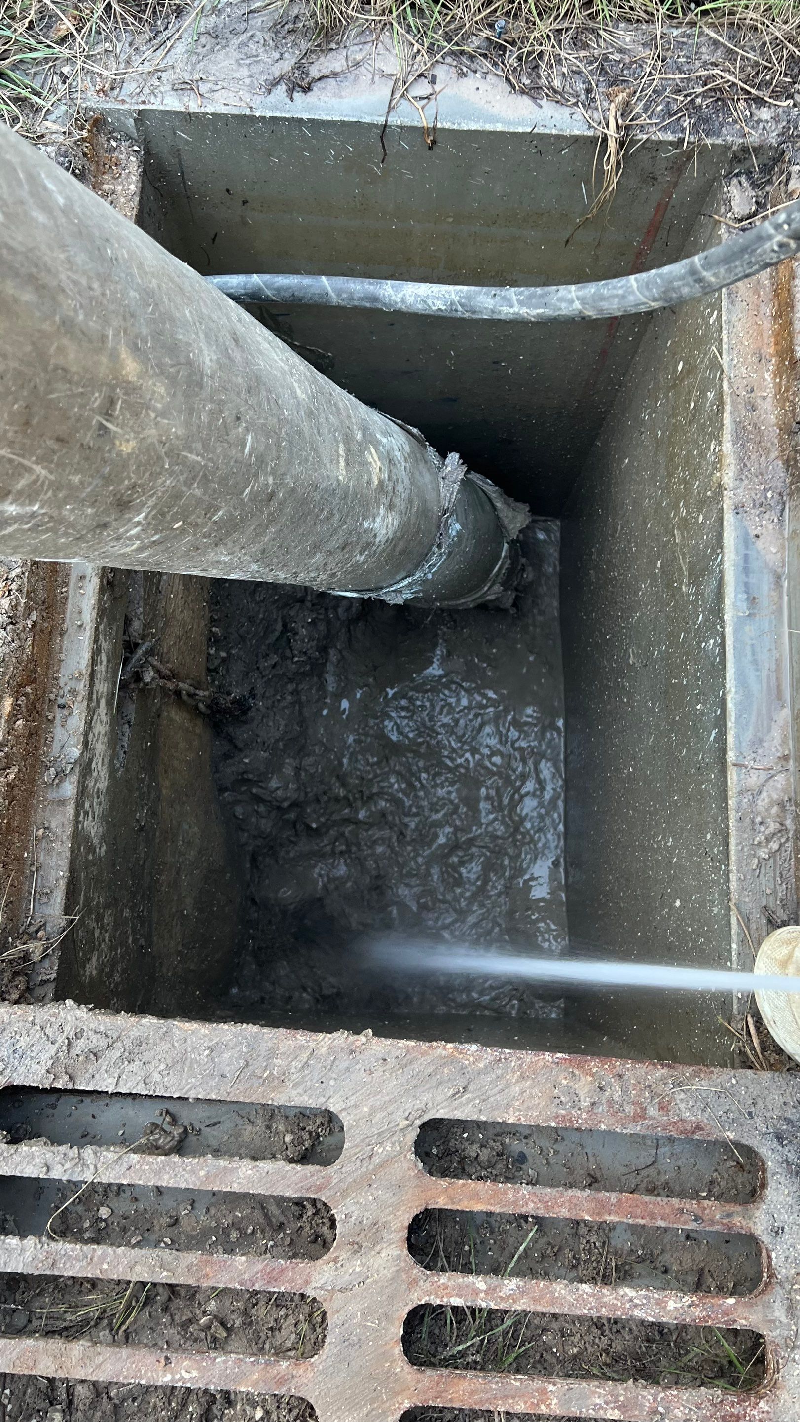 New Commercial Construction Stormwater System Cleaning by Don Mar, Inc. Storm Water Solutions
