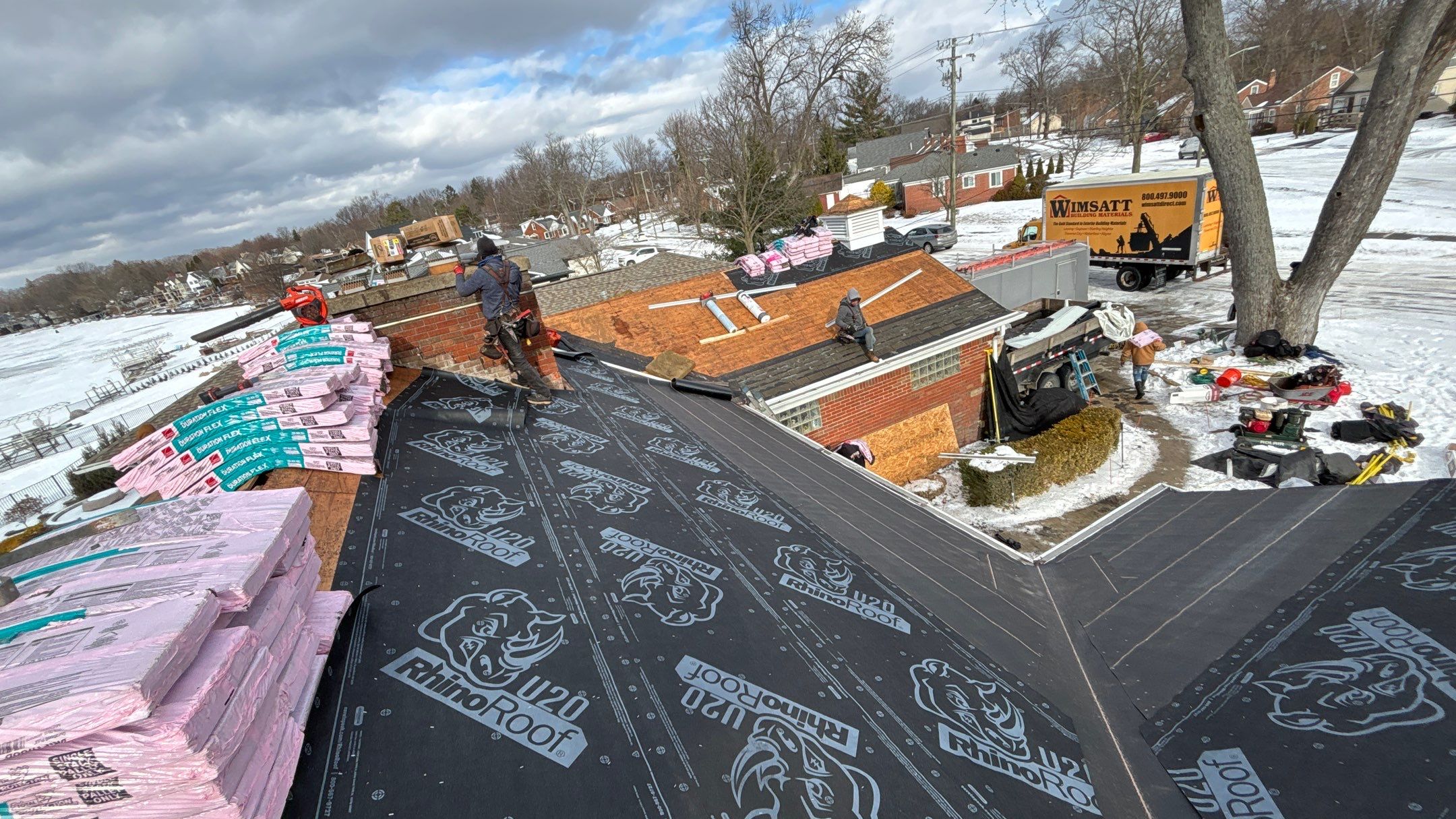 Roof Replacement using Owens Corning Duration Flex by 180 Contractors
