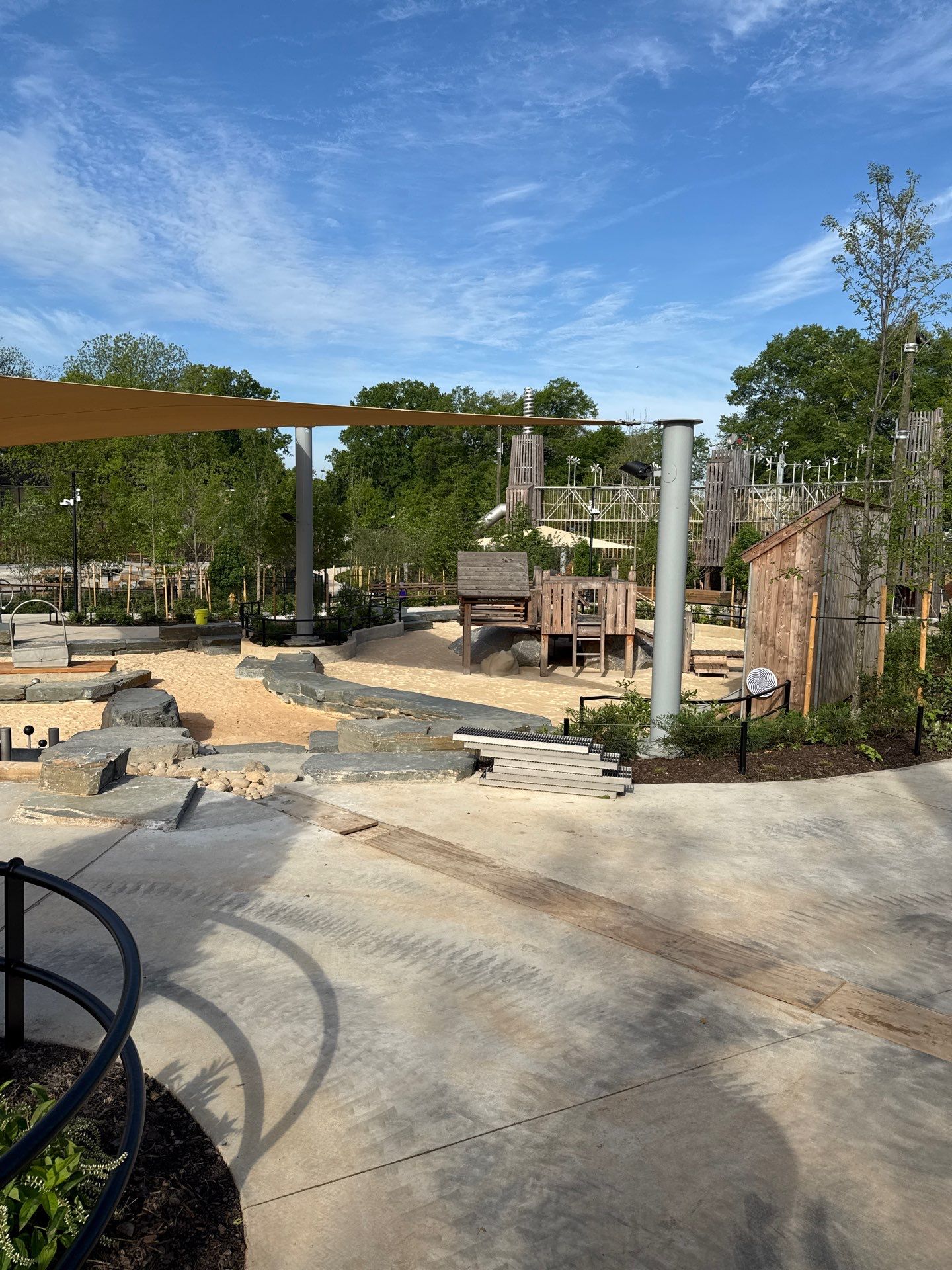 Playground using Mini Mesh by Mccall Commercial Fencing