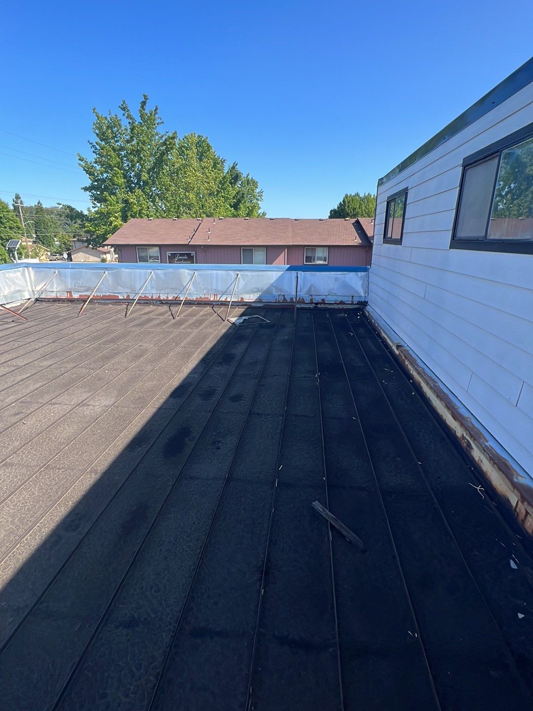 Commercial Roofing Installation using GAF 60Mil TPO  by Orezona Building & Roofing Company, Inc.